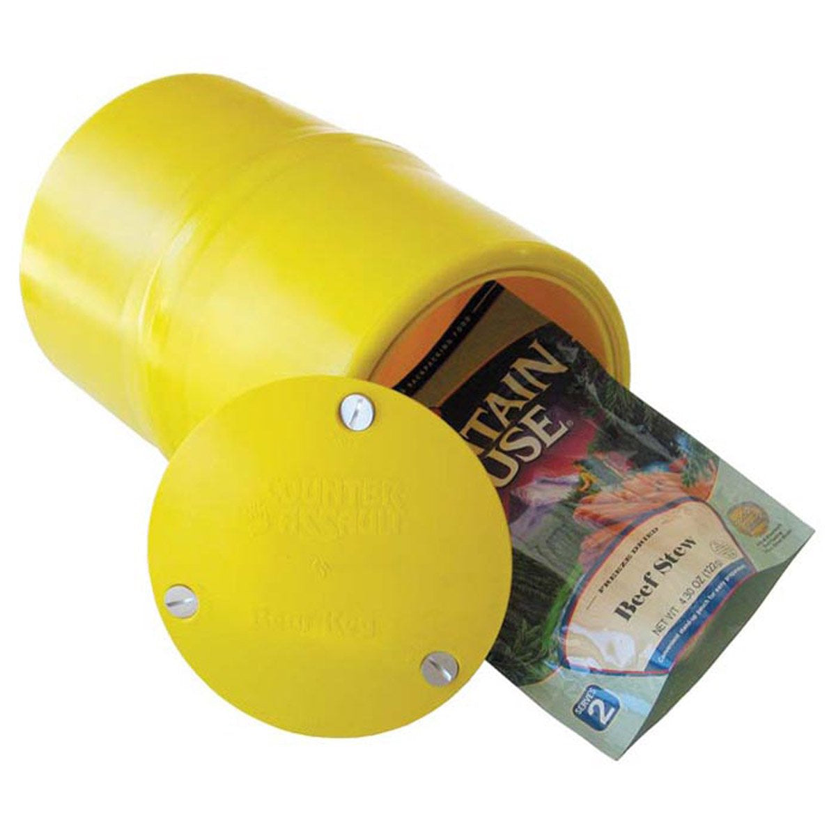 Bear Keg Food Container - Airtight, Odor-Proof Camping & Backpacking Food Storage for Hiking, Travel & Emergency Preparedness
