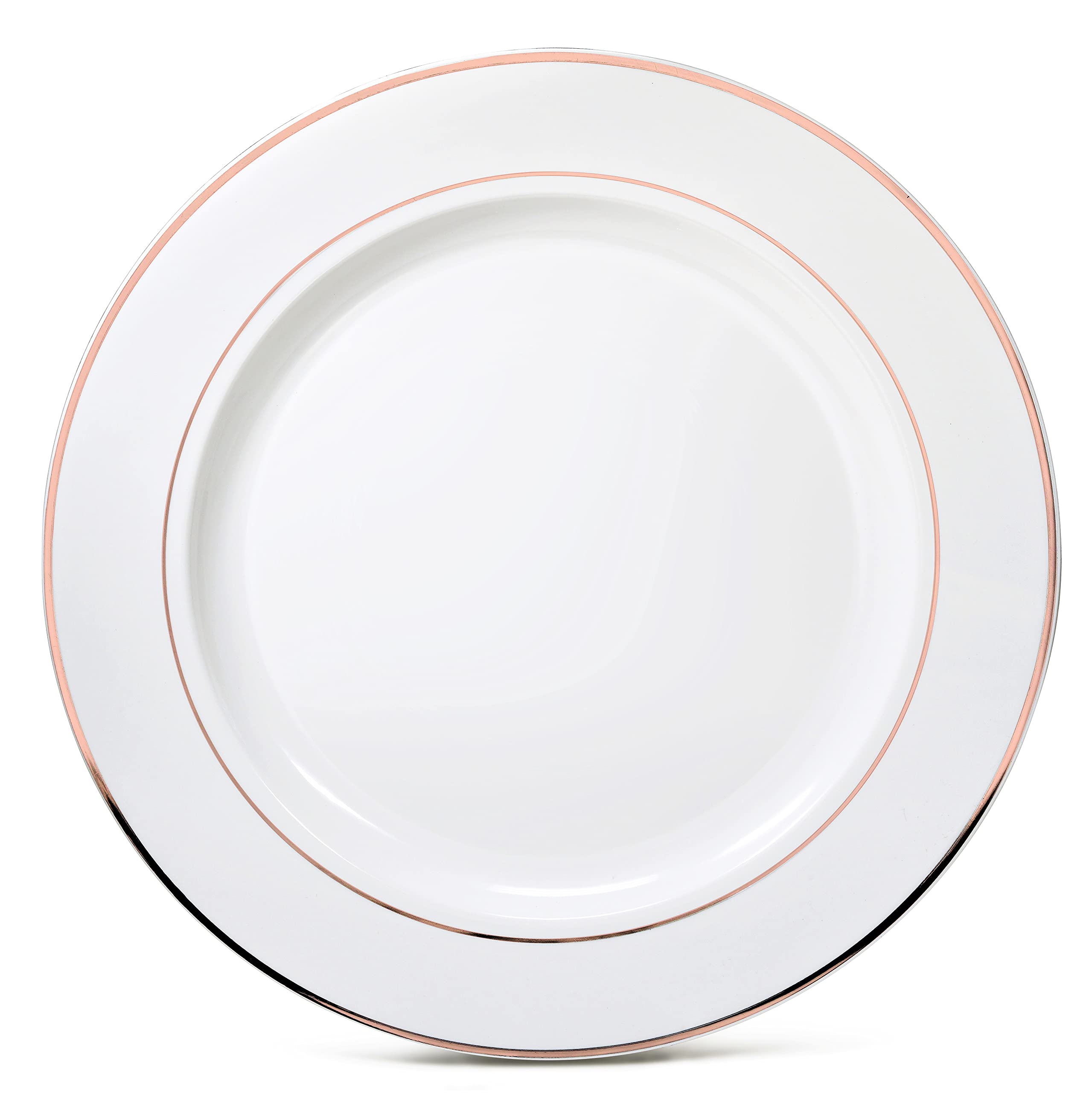 240-Piece Heavyweight Disposable Plastic Charger Plates - 12