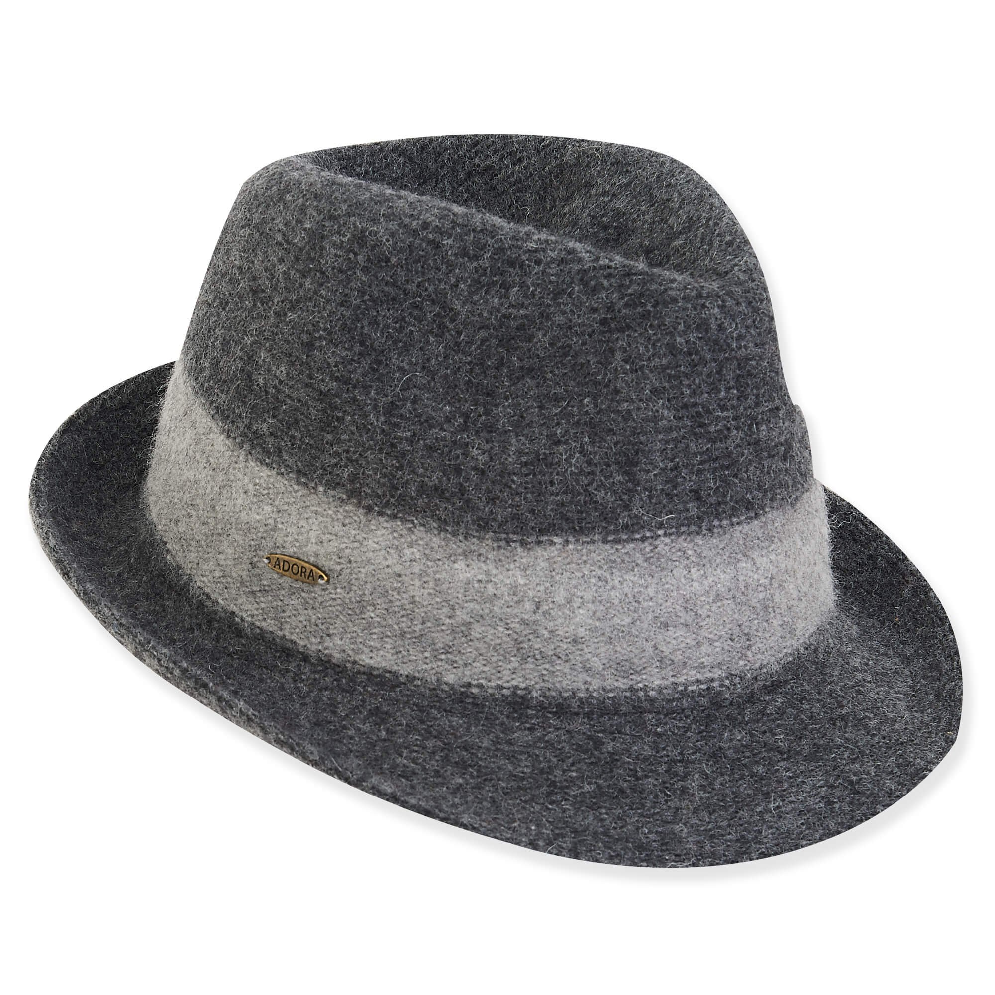 Soft Wool Fedora Hat for Women & Men - Classic Grey Winter Fedora - Perfect for Outdoor Activities, Travel & Fashion