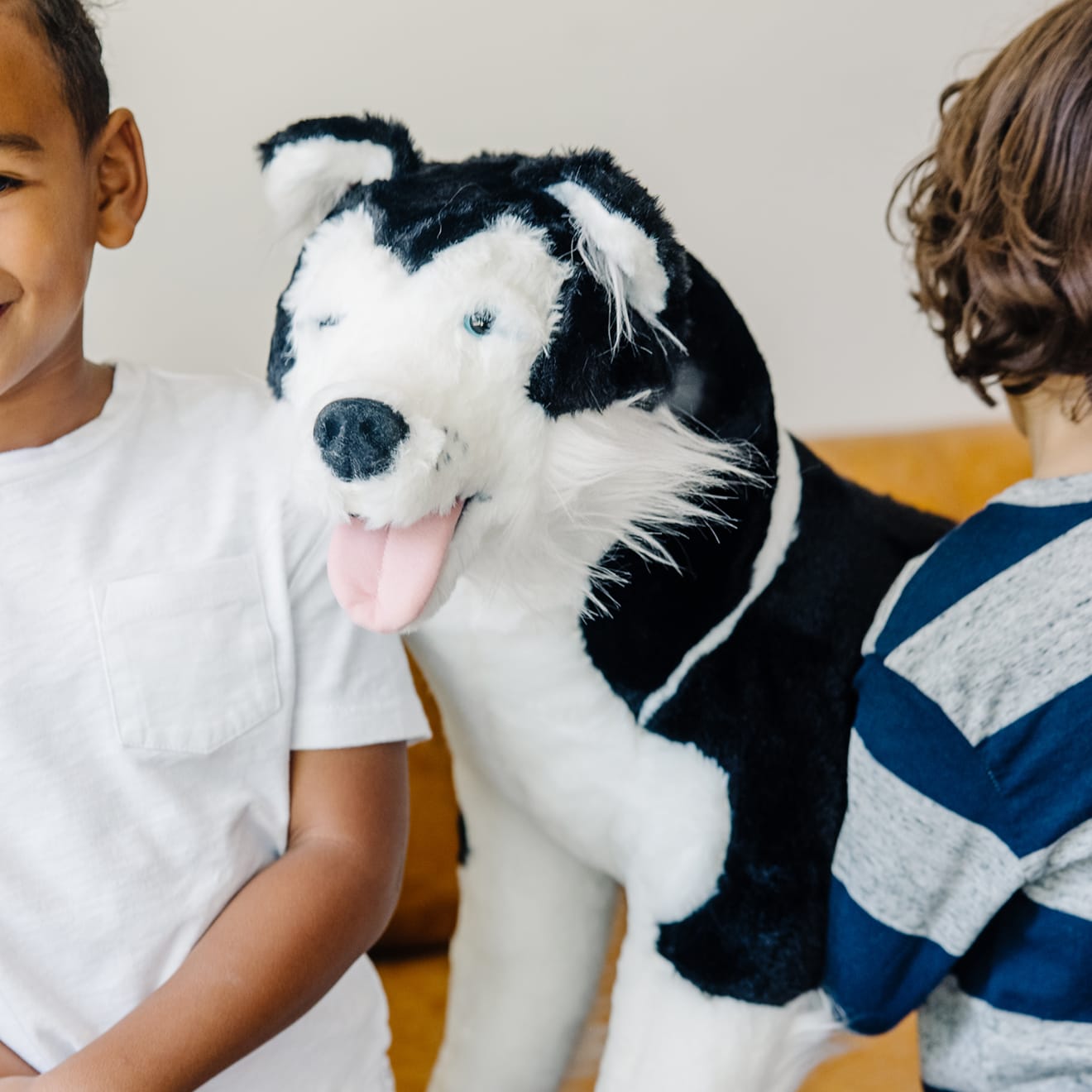 Giant Husky Stuffed Animal - Extra Large Plush Dog Toy for Kids, Adults - Perfect for Cuddling, Gifts, and Home Decor