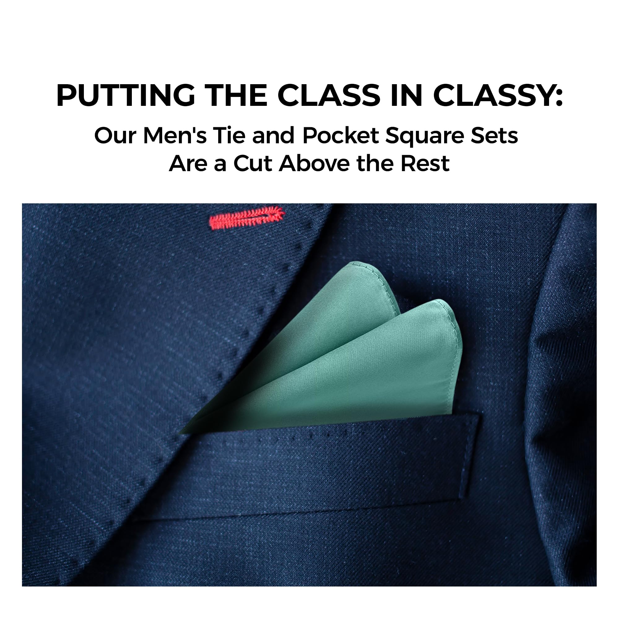Premium Silk Men's Tie Set with Pocket Square - Elegant Neckties for Formal & Business Attire - Perfect for Weddings, Office & Special Occasions