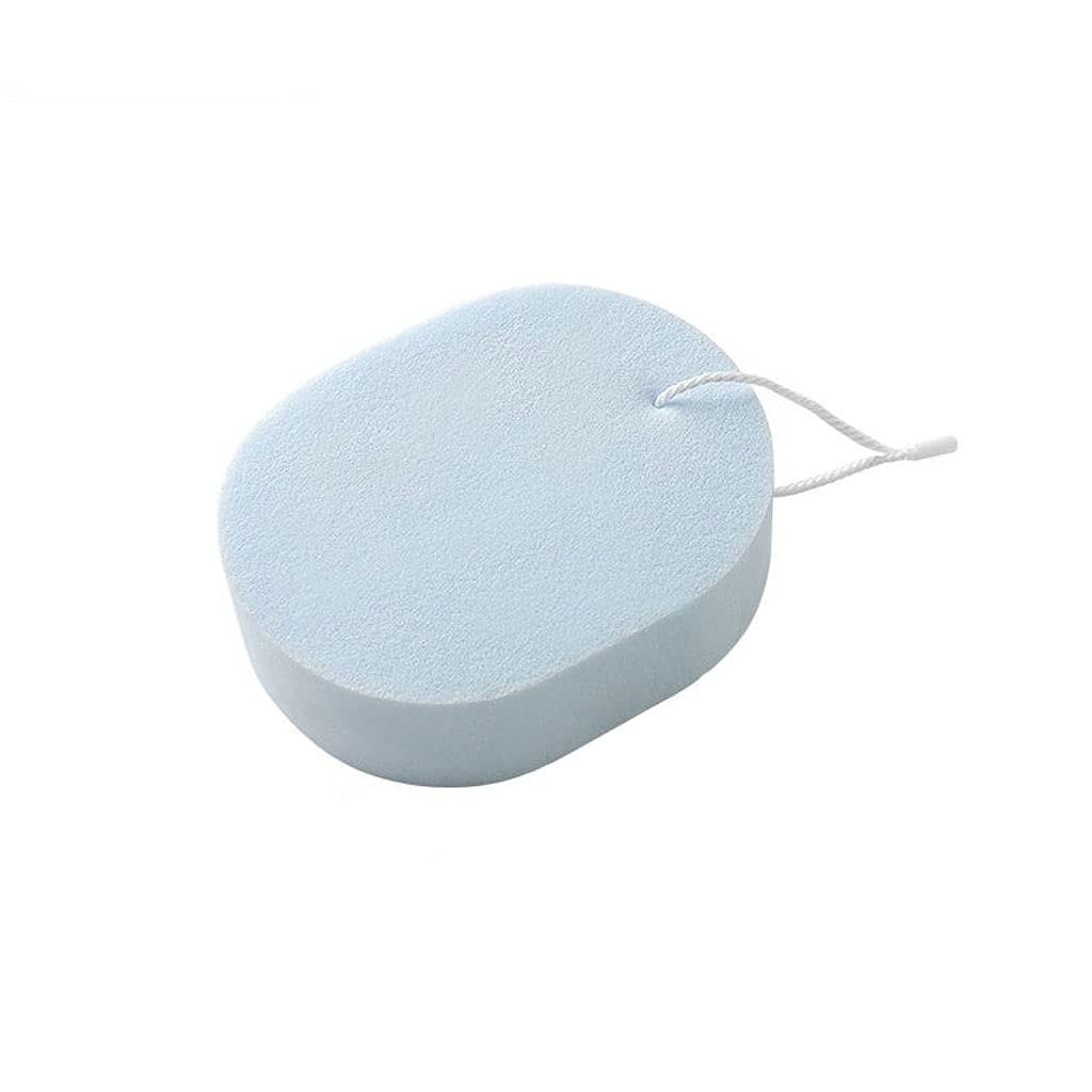 Soft Exfoliating Washcloths & Body Scrubber Sponge - Gentle Loofah Shower Sponge for Adults & Kids, Bath Exfoliator Towel (Blue) | Perfect for Sensitive Skin & Daily Shower Routine