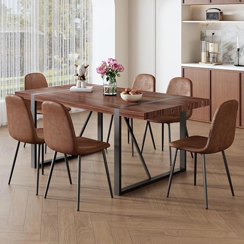 Ht Table+brown Chairs