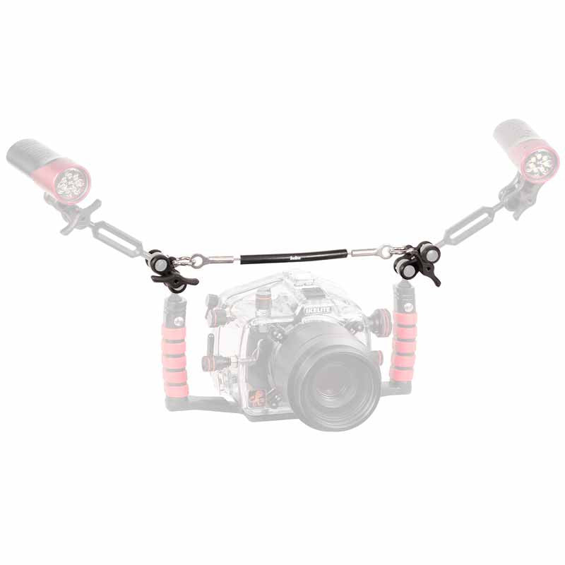 Ikelite Cable Grip with Auxiliary Clamps - Secure Underwater Camera Cables for Scuba Diving & Marine Photography