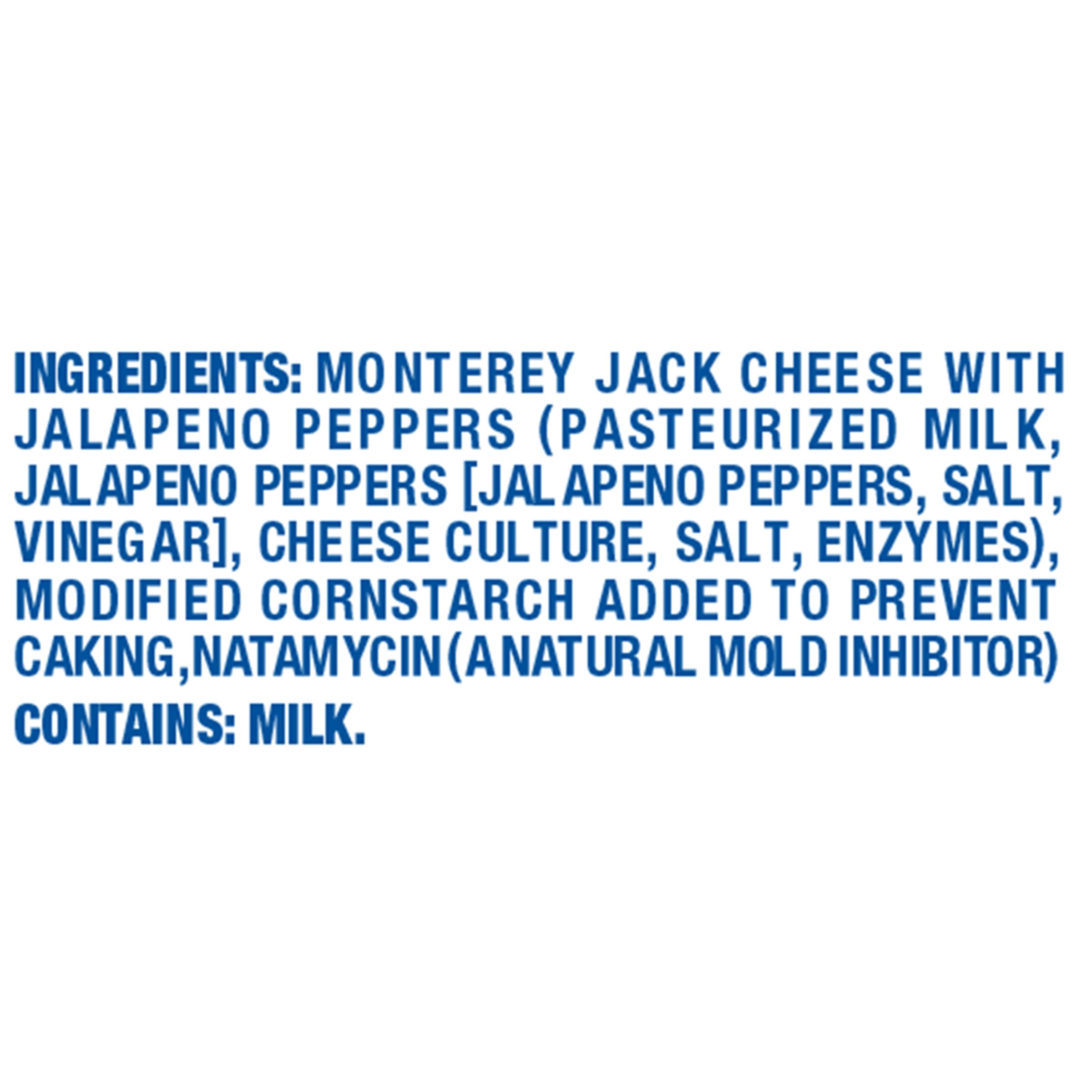Kraft Natural Shredded Pepper Jack Cheese - 8 oz Resealable Bag - Spicy Melting Cheese for Nachos, Tacos & Burgers - Gluten Free & Keto Friendly