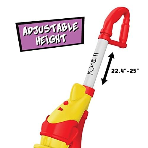 Ryan's World Kids Vacuum Cleaner Toy - Functional Toddler Vacuum with Lights & Realistic Sounds - Pretend Play Cleaning Toy for Boys & Girls Ages 3+ - Perfect for Indoor Play, Housekeeping Role Play & Early Childhood Development