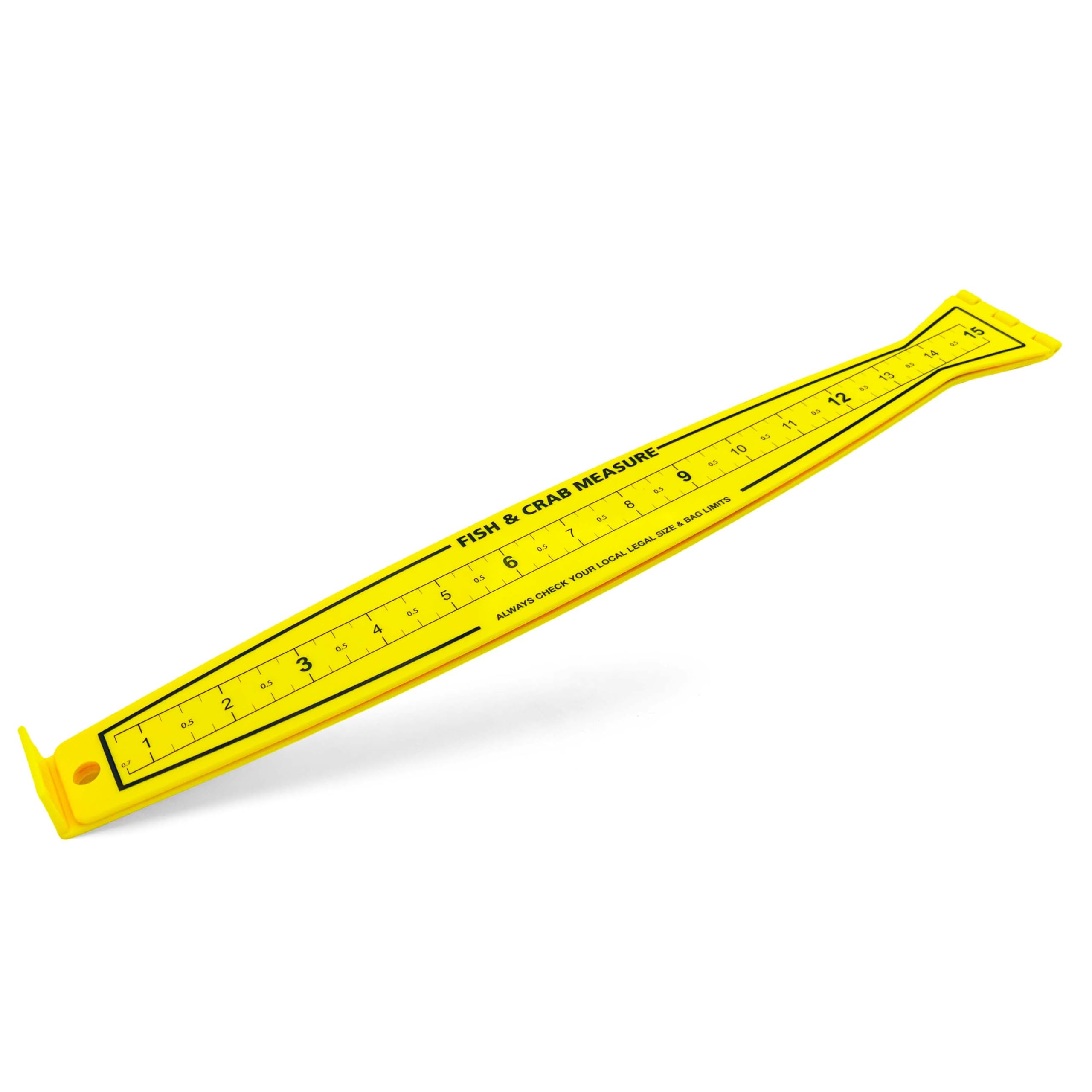 32 Inch Folding Fish Measuring Board - Lightweight Portable Bump Ruler for Crabs & Fish - Easy Read Kayak & Boat Fishing Accessory - Perfect for Freshwater & Saltwater Anglers