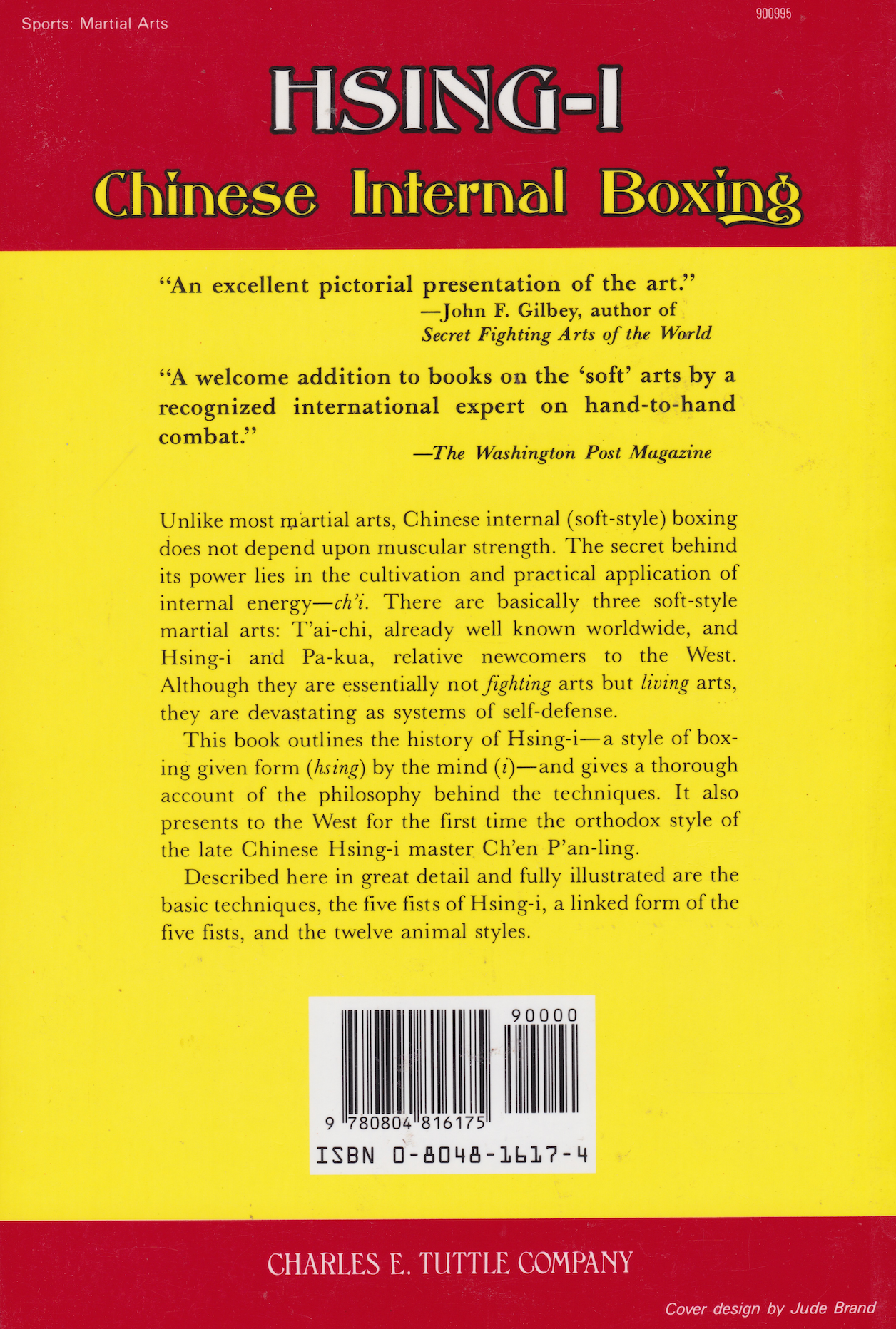 Preowned Chinese Internal Boxing: Techniques of Hsing I Book by Robert Smith - Learn Martial Arts for Self-Defense & Meditation
