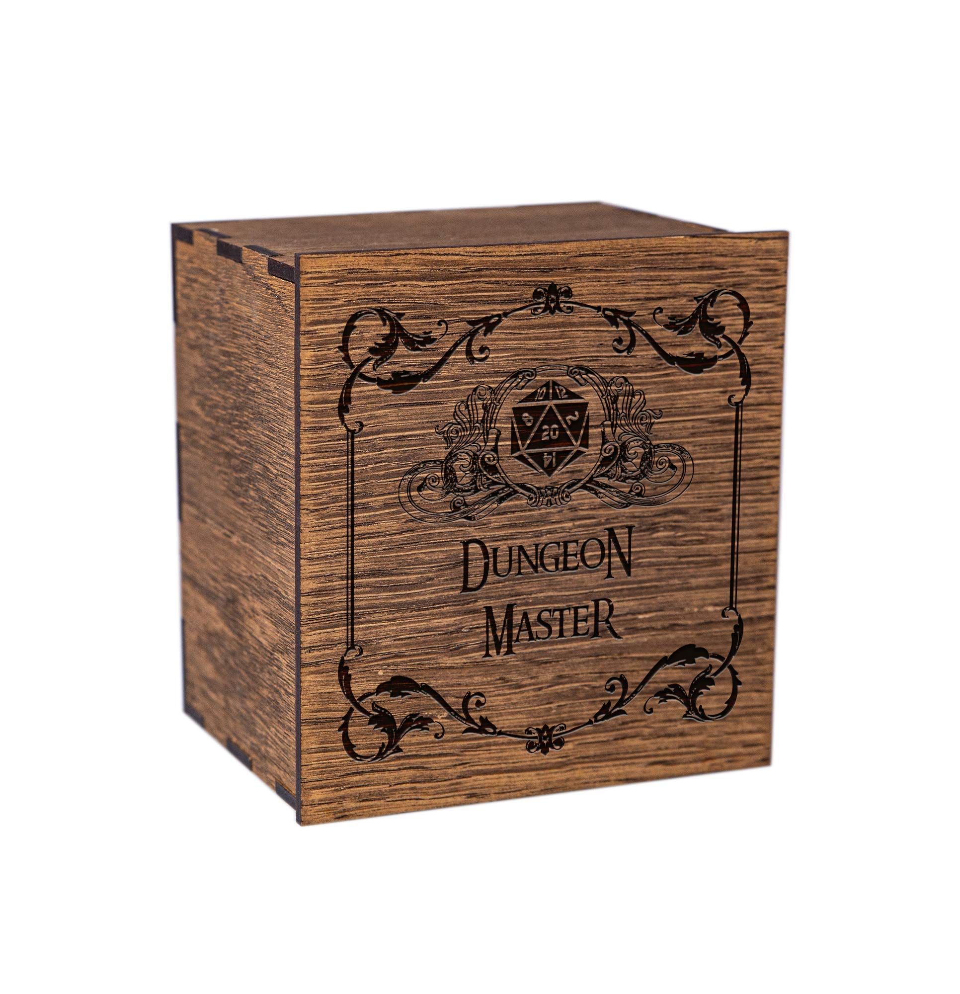Dungeon Master Whiskey Glass Set with Dice - Role Playing Game Themed Gift Box for Gamers - Perfect for D&D Nights & Gamer Birthday Presents