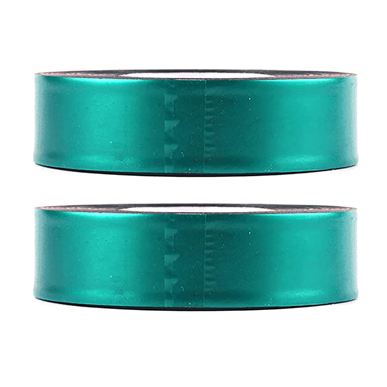 2 Rolls Green Stretch Tie Tape - 1 Inch Wide x 150 Feet Long - Heavy Duty Plant Support Ribbon for Indoor/Outdoor Gardening, Trees, Climbing Plants, Flowers & Branches - Perfect for Patio, Greenhouse & Backyard Gardening Needs