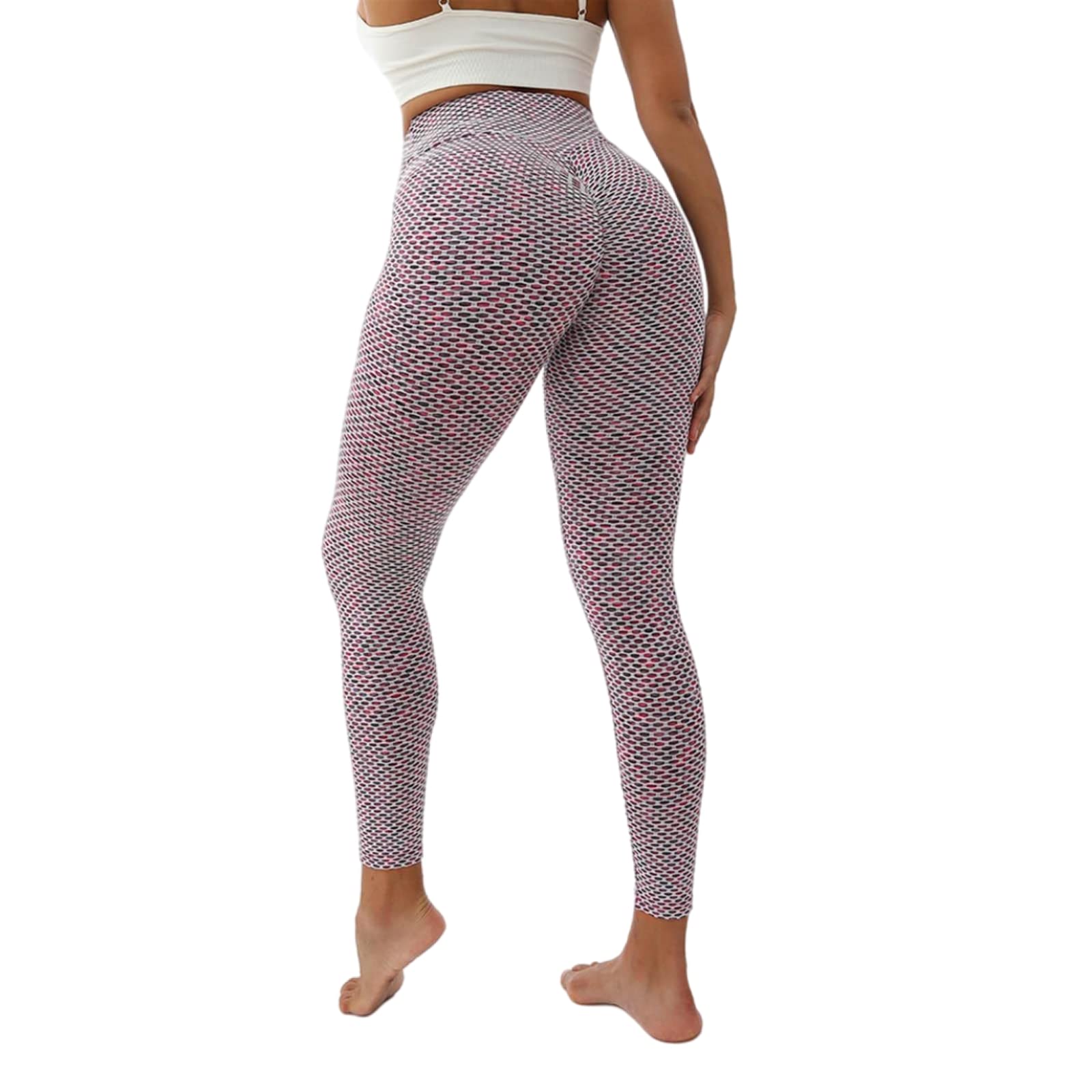Bidobibo Women's Scrunch Butt Lifting Yoga Pants - High Waisted Tummy Control Workout Leggings - Anti Cellulite Booty Enhancing Leggings for Gym, Running & TikTok Fashion