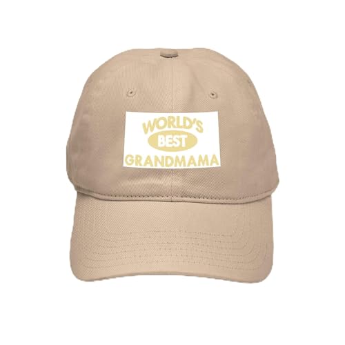 Khaki - Worlds Best Grandmama Cap