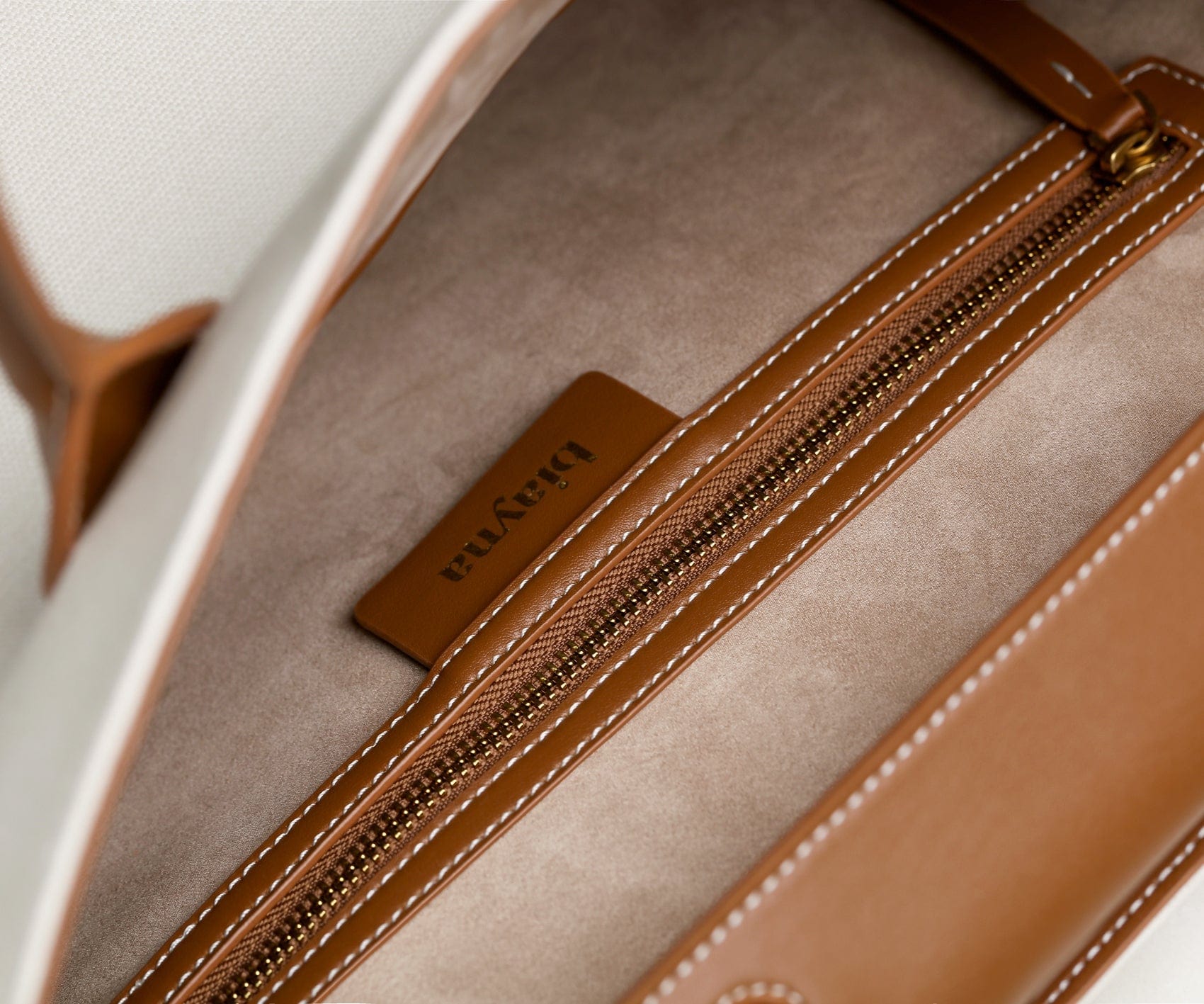 Eco-Friendly Aurora Cactus Leather Vegan Tote Bag - Sustainable White & Brown Handbag for Women | Perfect for Work, Travel & Everyday Use