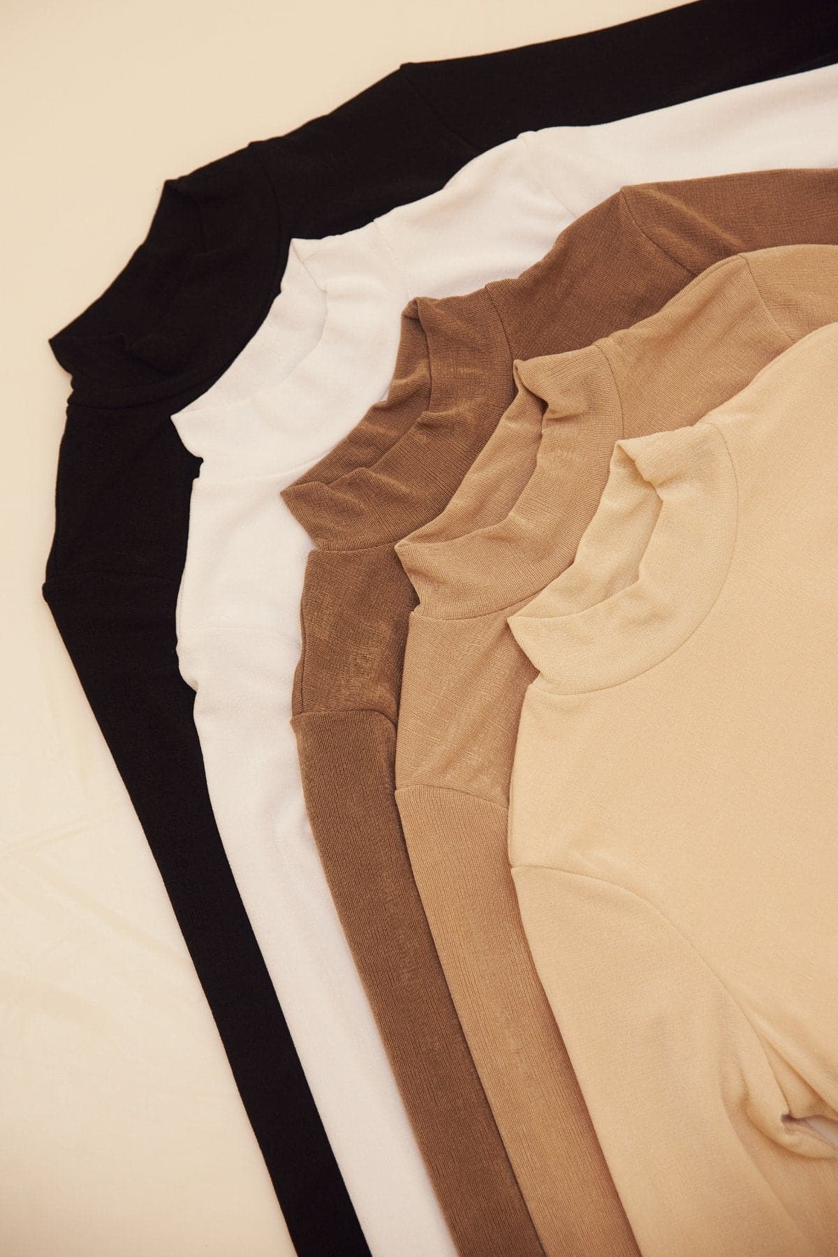 Camille Long Sleeve Body Shirt - Modest Nude Color Women's Tops for Work & Church | Flattering Fit for Everyday Wear