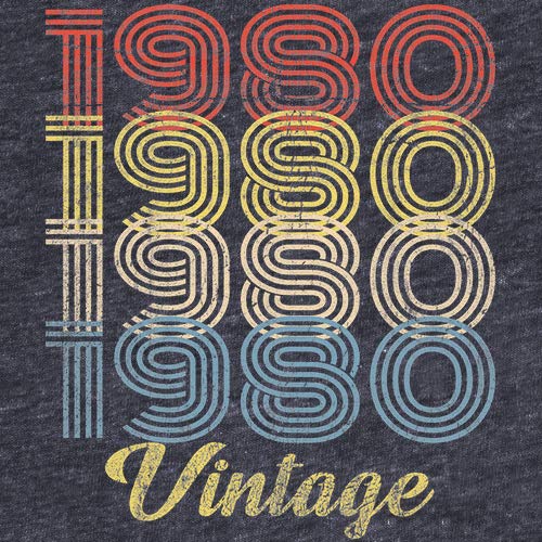 Vintage 1980 Retro 45th Birthday T-Shirt for Men - Funny 45 Year Old Gift Idea - Perfect for 1980s Themed Parties & Milestone Celebrations