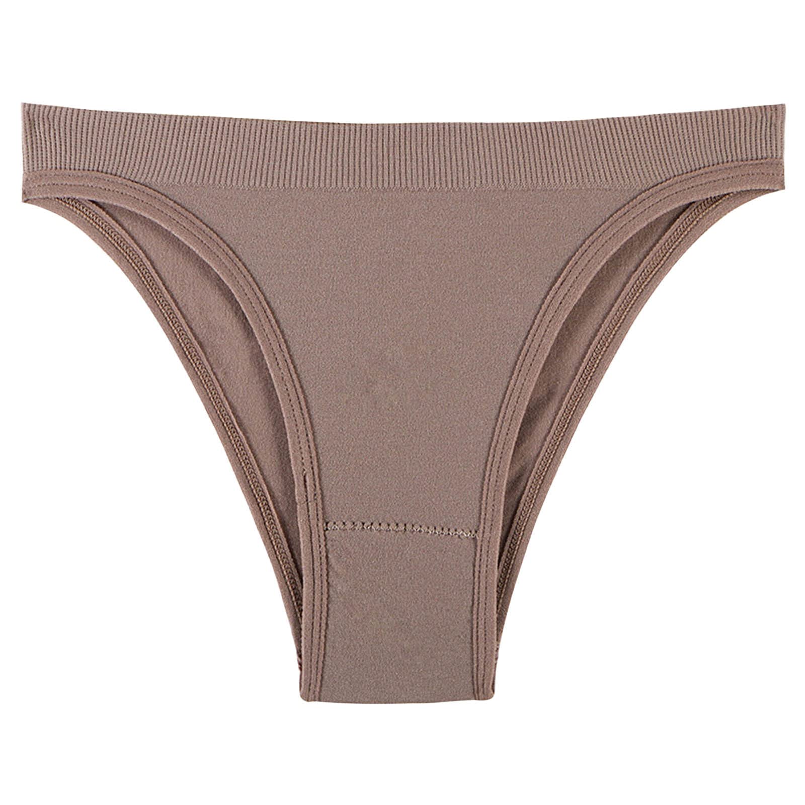 Seamless Low Waist Women's Underwear - No Show T-Back Breathable Cotton Panties for Everyday Comfort | Perfect for Yoga, Workout & Daily Wear