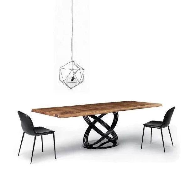 Modern Rectangular Wooden Dining Table - Solid Wood Farmhouse Table for Kitchen, Dining Room & Office | Perfect for Family Gatherings & Home Decor