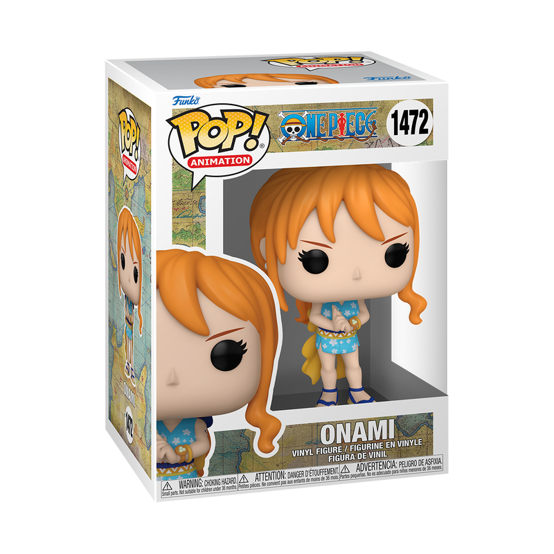 Onami Funko Pop One Piece 1472 with Protector - Anime Collectible Figure for Display & Gift Giving - Perfect for Anime Fans, Home Decor, and Office Display