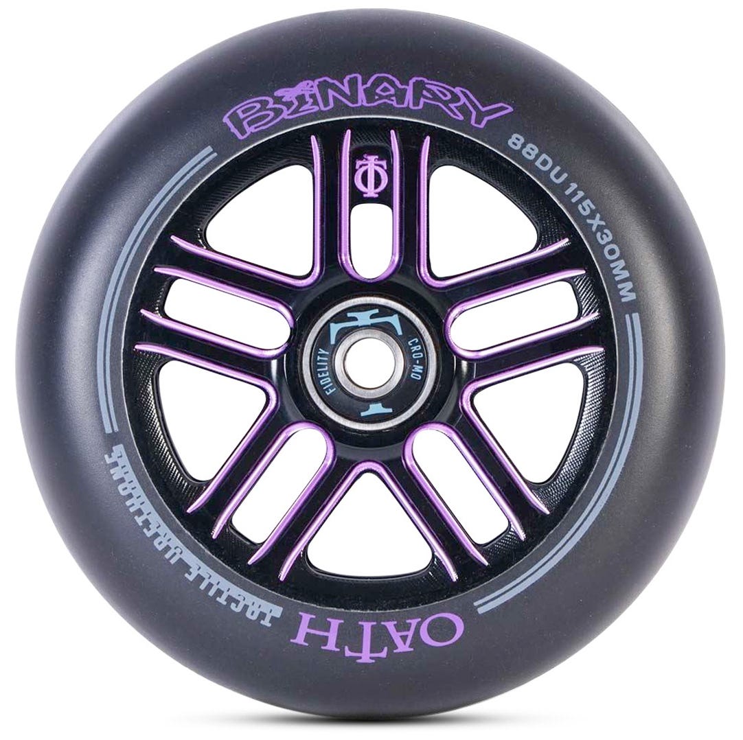 Oath Binary Wheels 30mm Wide - High-Performance Skateboard Wheels for Smooth Riding & Tricks | Perfect for Street Skating & Park Rides