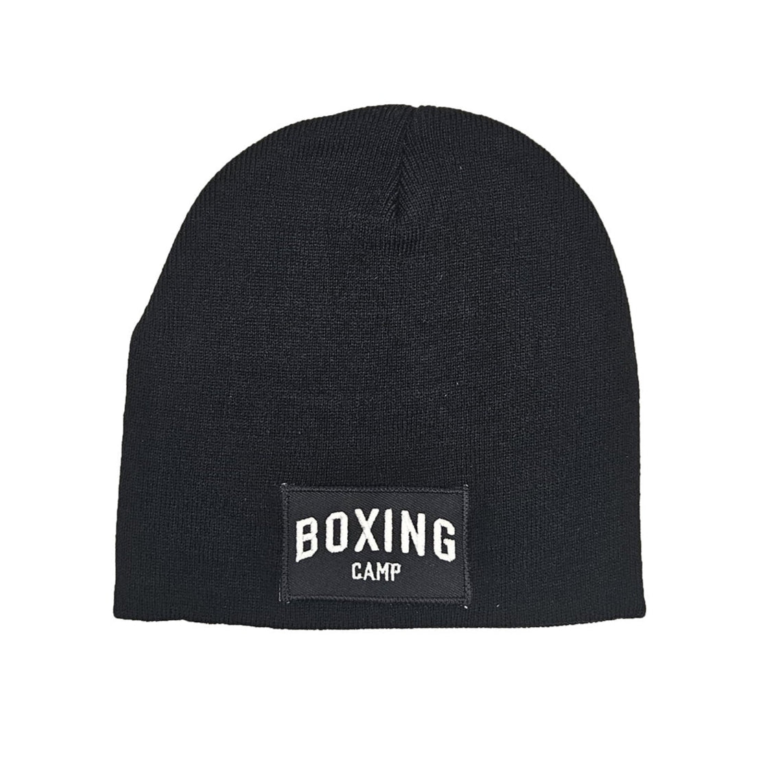 Victory Boxing Camp Flat Beanie Black - Unisex Adjustable Cotton Cap for Training & Streetwear - Perfect for Boxing, Gym, and Casual Outfits
