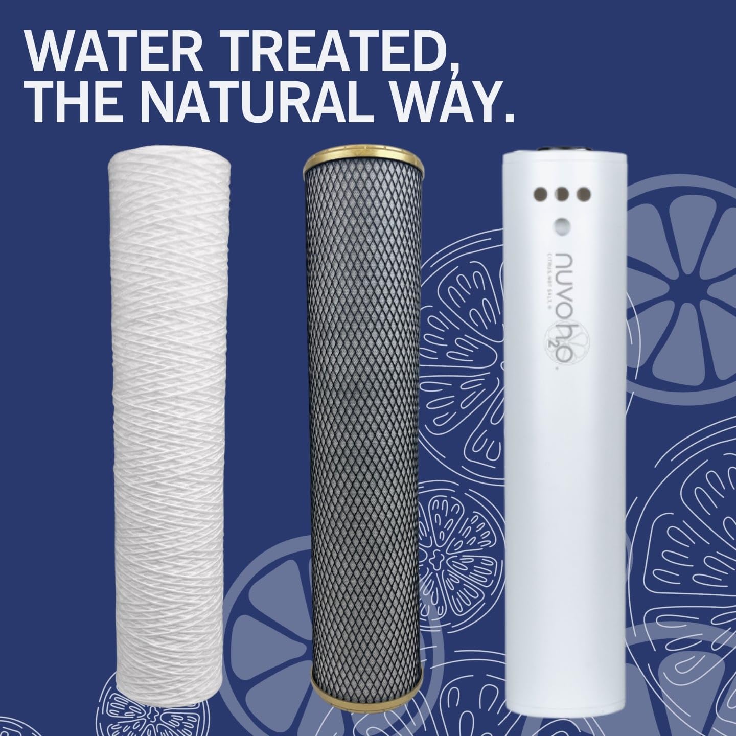 Manor Trio System Replacement Cartridges - Sediment & Iron Water Filters for Clean Drinking Water at Home & Office