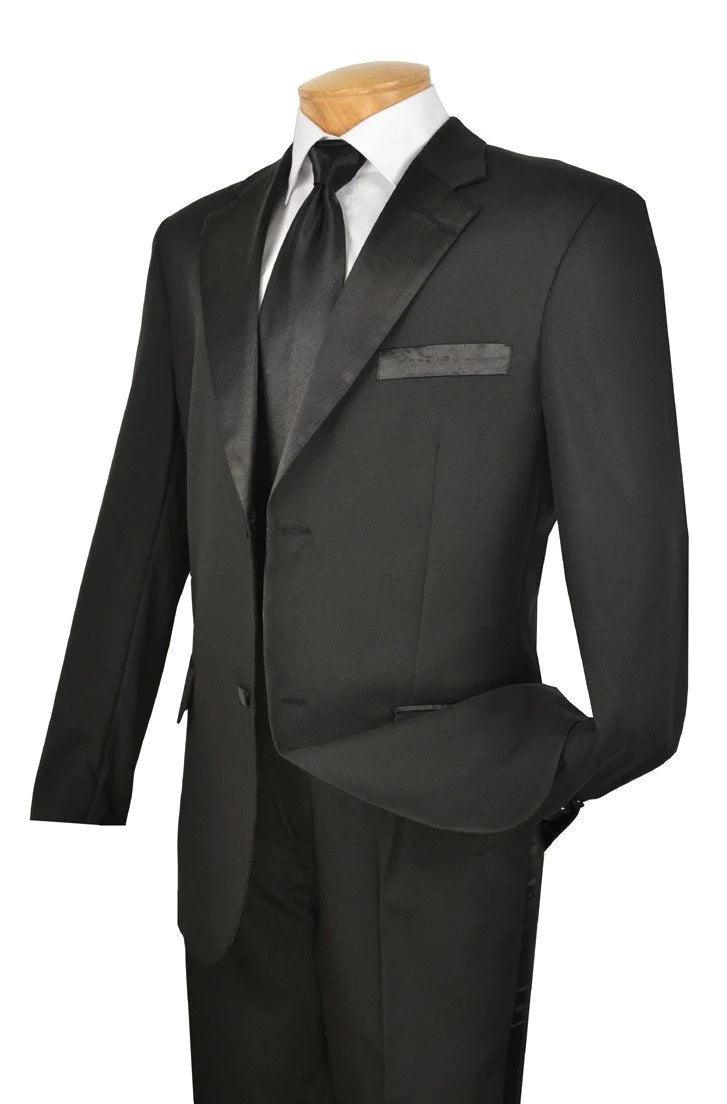 Black Tuxedo Suit for Men - Elegant Formal Wear for Weddings, Prom & Special Occasions | Premium Quality Slim Fit Tuxedo