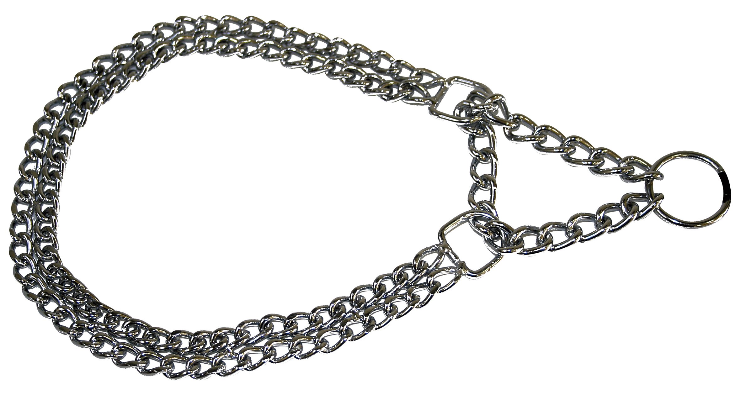 Premium CROCI Half String Chromium Dog Collar - 60cm Adjustable Pet Necklace for Small to Medium Dogs - Perfect for Daily Walks, Training & Fashion Accessories