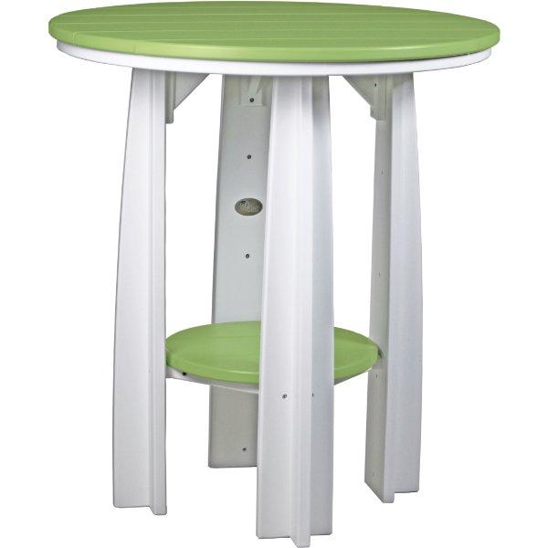 Outdoor Poly Balcony Table - Durable & Weather-Resistant Small Bistro Table for Patio, Garden, or Apartment Balcony - Perfect for Coffee, Dining, or Relaxing Outside