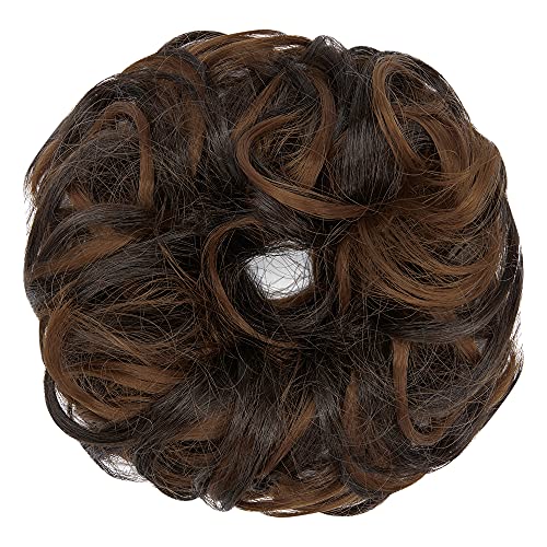 Dark Brown Mix Light Auburn