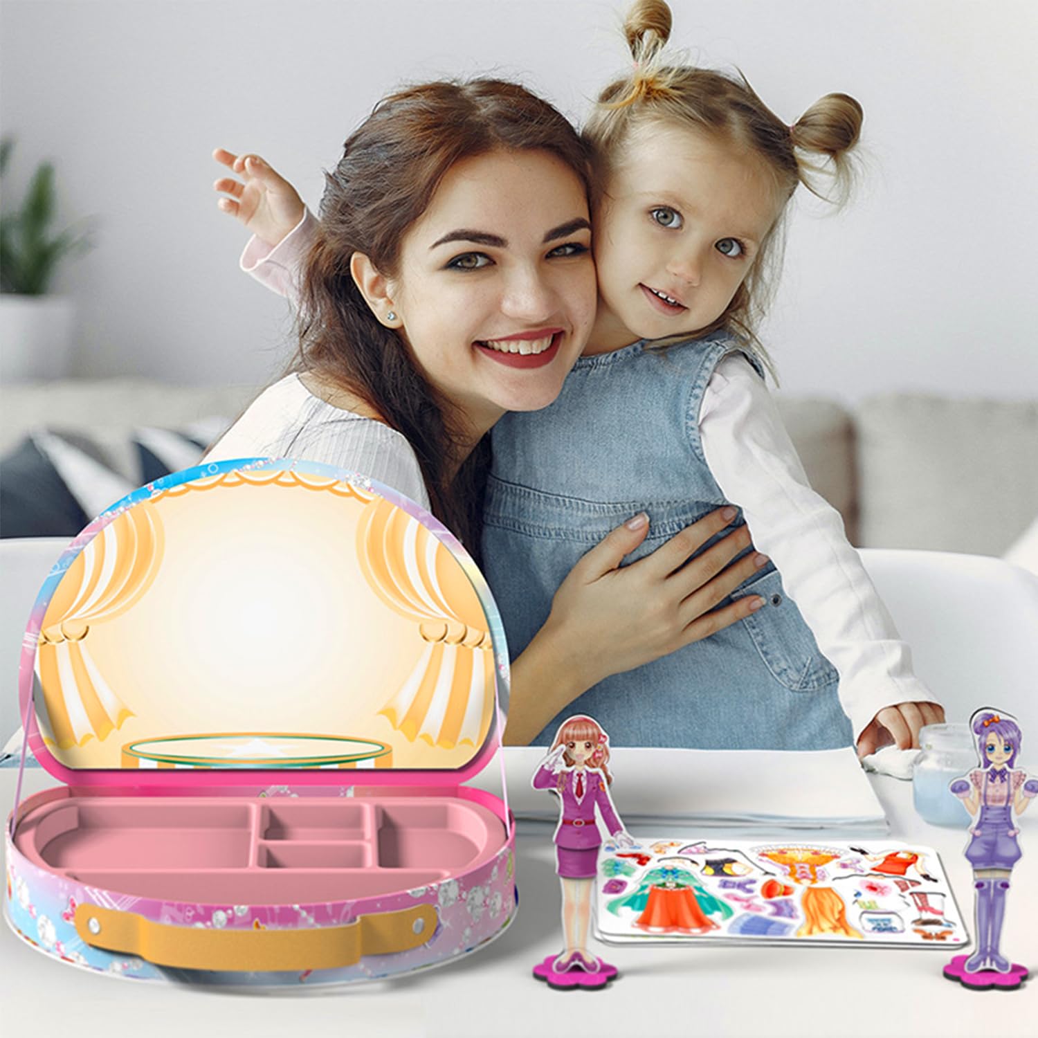 Magnetic Dress Up Doll Toy for Girls 3+, Pretend Play & Learning Gift for Birthday