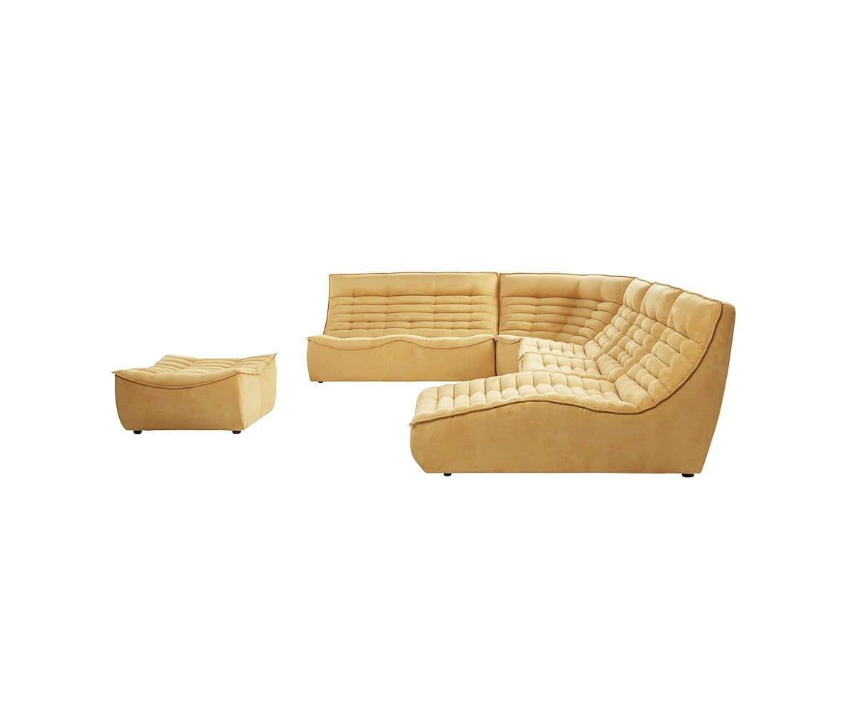 Diego 6-Piece Modular Sectional Sofa Set - Modern L-Shaped Couch with Reversible Chaise for Living Room, Lounge & Family Room - Comfortable & Stylish Home Furniture