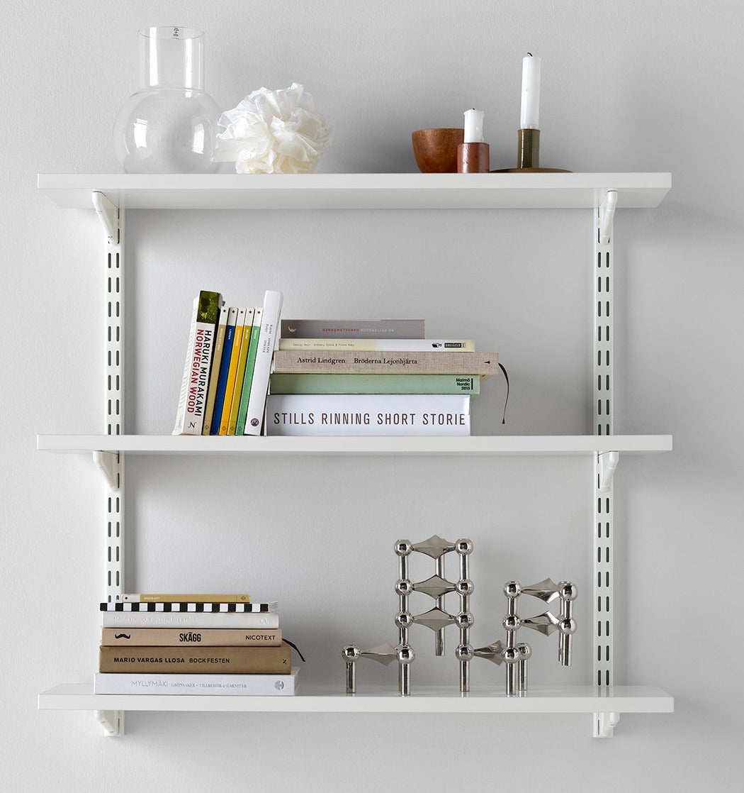 Elfa Shelving Plug In Kit - Easy Installation Closet Organizer System for Home & Office Storage Solutions | Perfect for Bedroom, Garage, and Pantry Organization