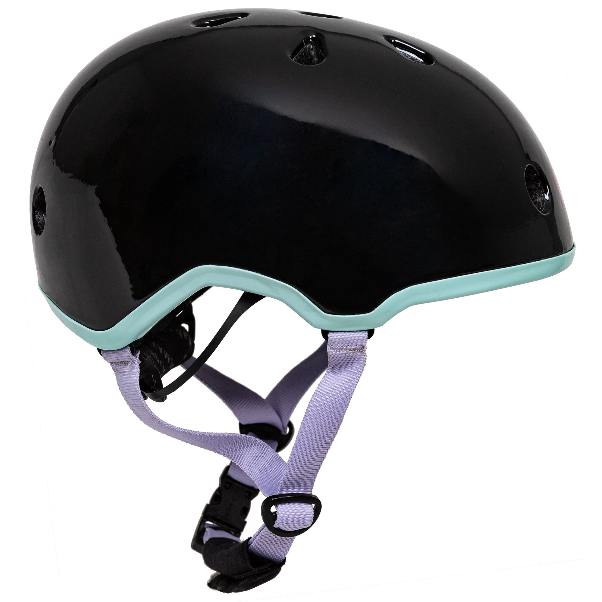Chaya Elite Black Skateboard Helmet with Removable Peak - Perfect for Skateboarding, Roller Skating & Scooter Riding