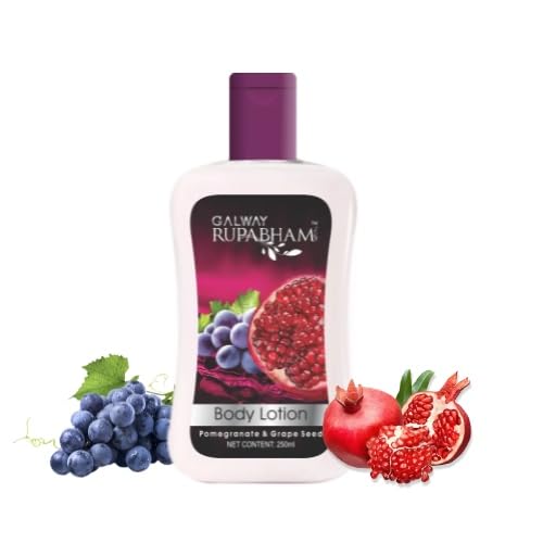 Galway Body Lotion with Pomegranate & Grape Seed Extract - Hydrating Moisturizer for Dry Skin | Perfect for Daily Use & After Shower