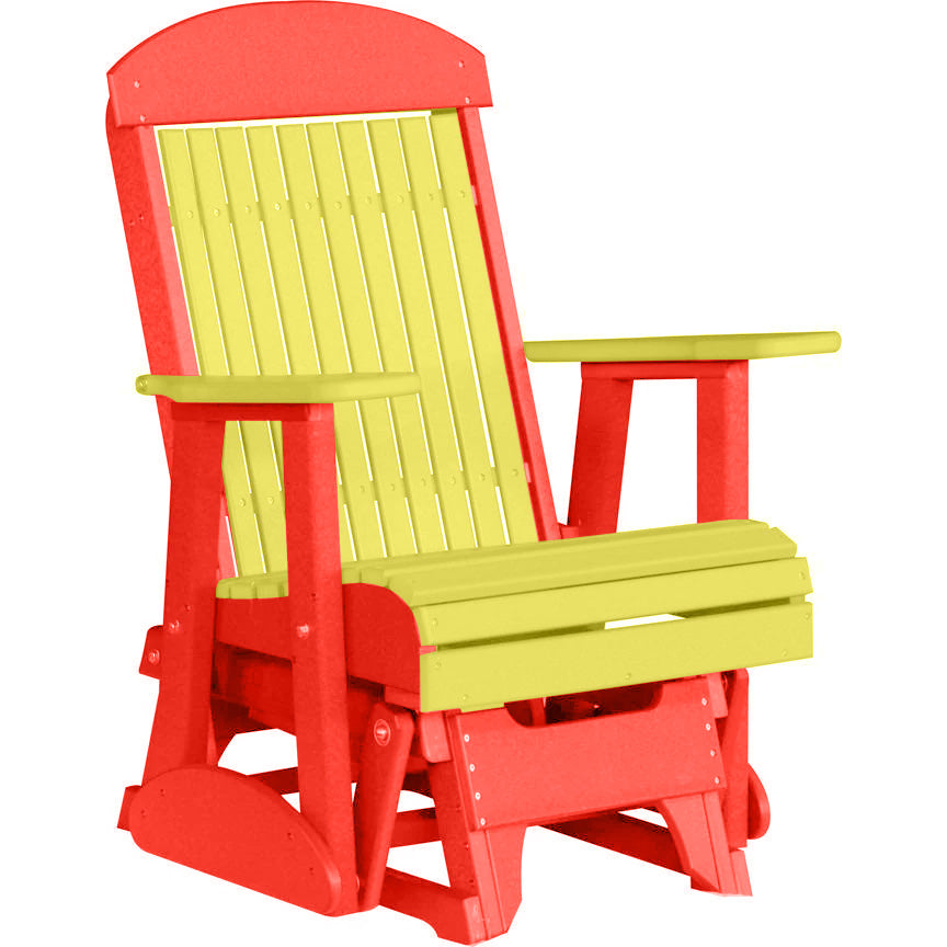 Yellow on Red