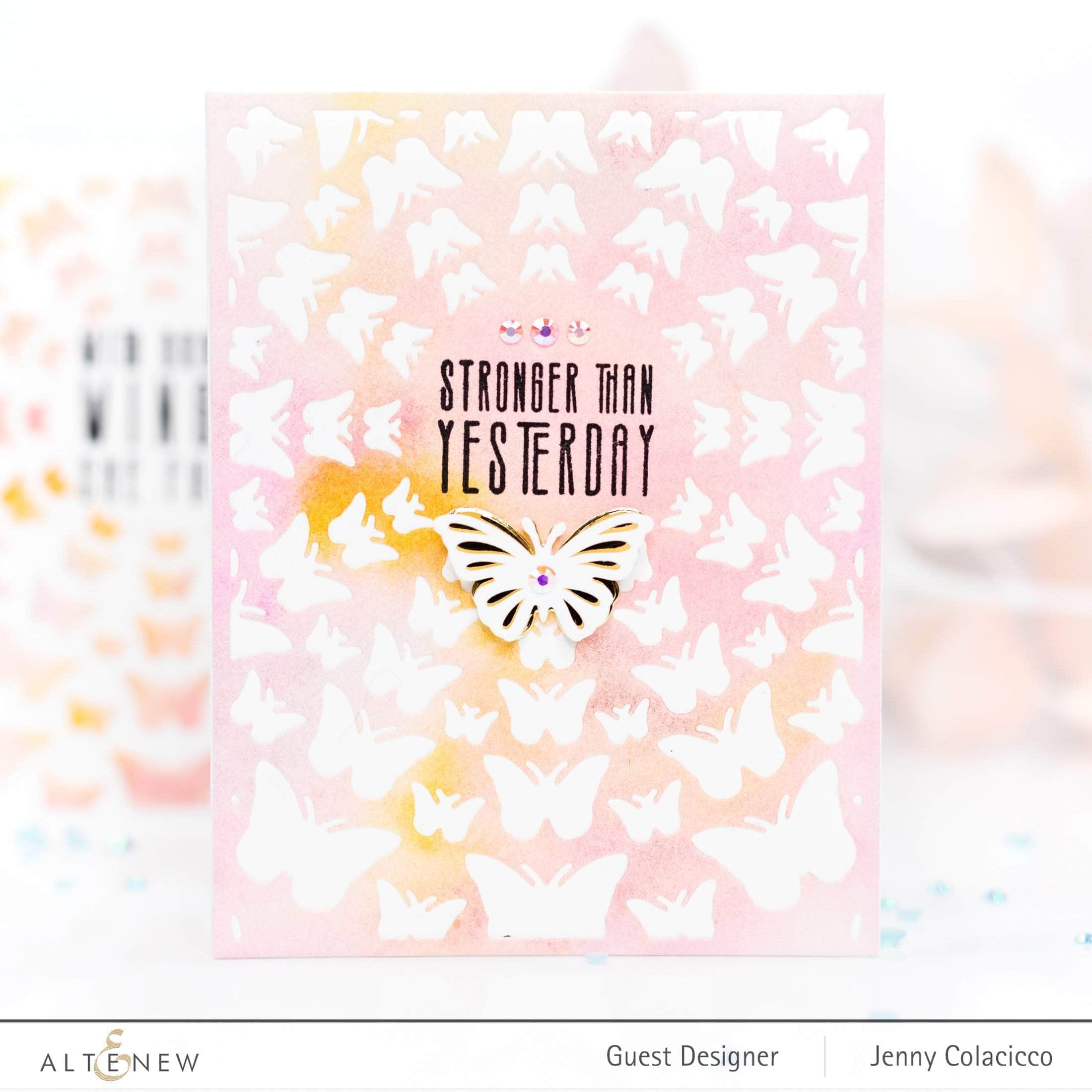 Radial Butterflies Cover Die - Scrapbooking, Card Making, DIY Craft Projects for Home Decor and Gift Wrapping