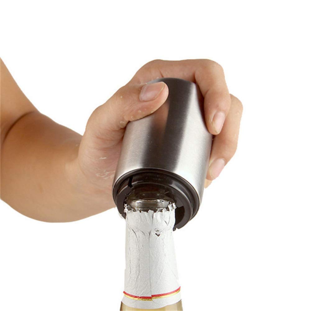 WOIWO Automatic Magnetic Beer Bottle Opener - Stainless Steel Bar Tool for Wine & Beer - Perfect for Home, Parties, Camping & Outdoor Use