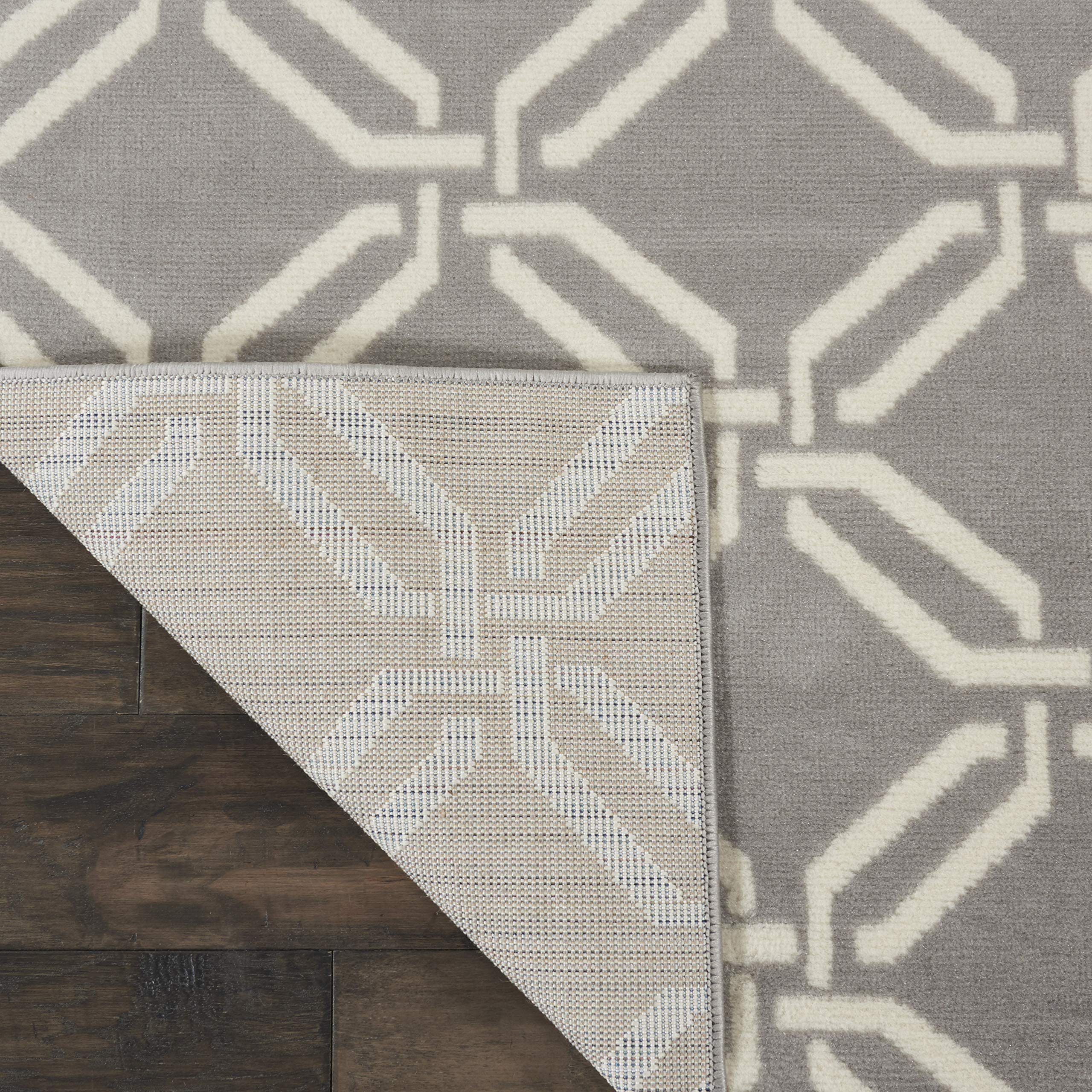 Nourison Jubilant Trellis Grey 7'10