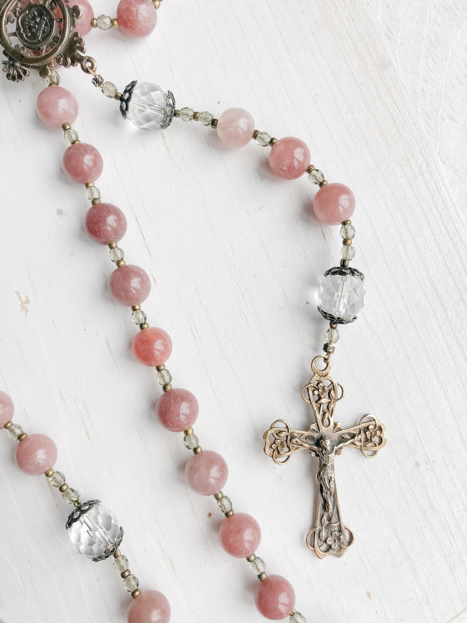 Our Lady's Garden Rosary - Beautiful Handmade Catholic Prayer Beads for Devotion & Meditation | Perfect for Home Altar, Church Use & Spiritual Gifts