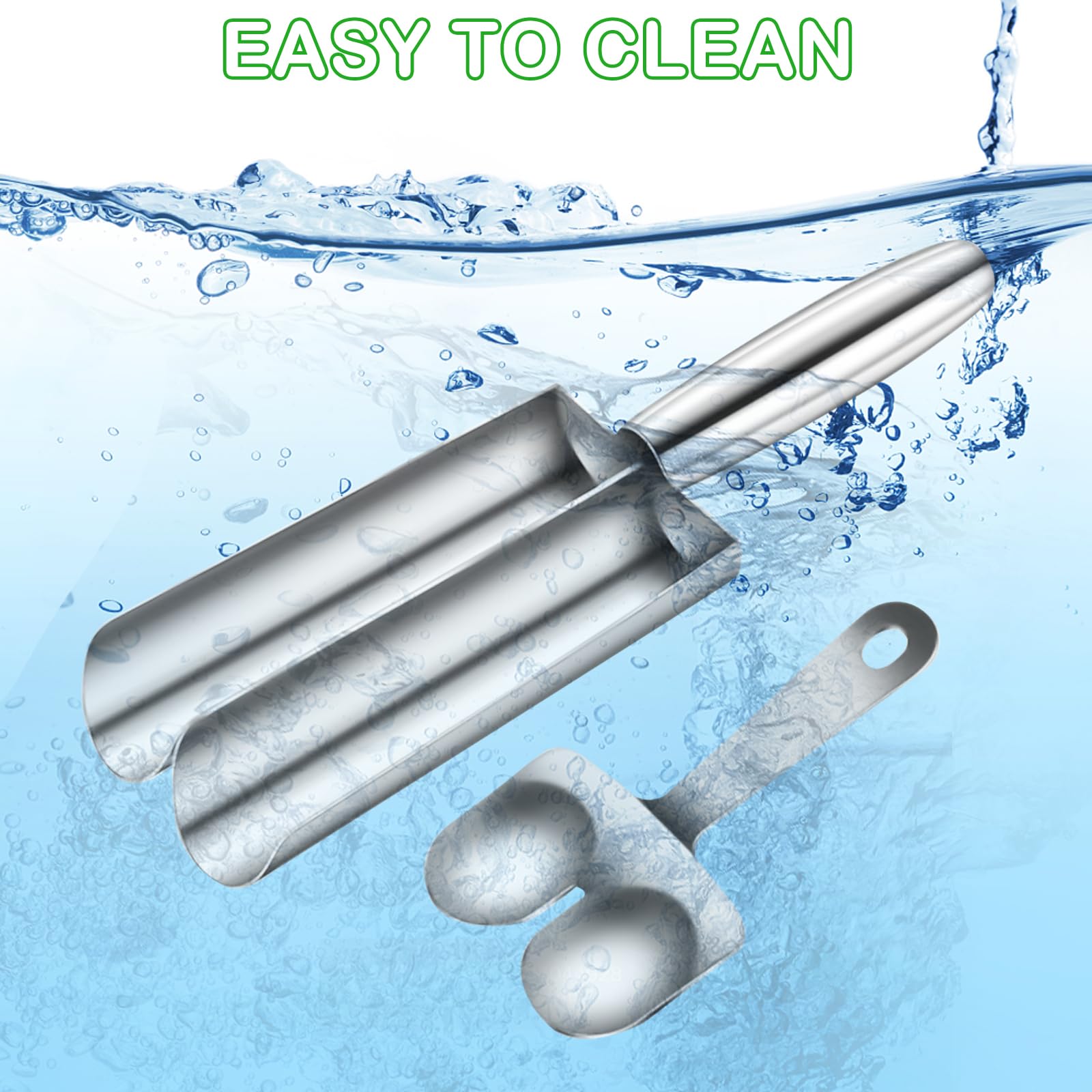 Stainless Steel Meatball Maker Tool - Non-Stick Meatball Scoop with Spatula - Double Tube Mini Meatball Machine for Fast & Easy Meatball Making - Perfect for Home Cooking, Meal Prep, and Italian Cuisine
