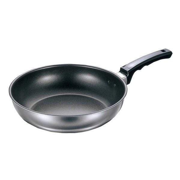Fujinosu 3-Ply Stainless Steel Non-Stick Induction Wok Pan - 27cm (10.6
