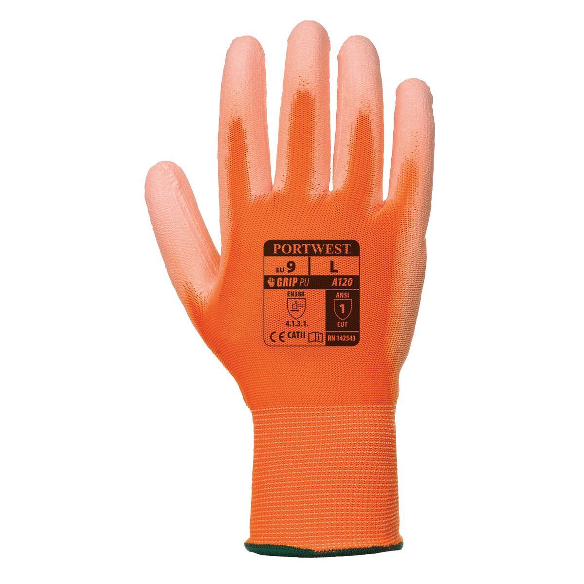 Style A120 PU Palm Gloves - Durable Work Gloves for Gardening, Construction & Outdoor Activities - Non-Slip Grip & Comfortable Fit