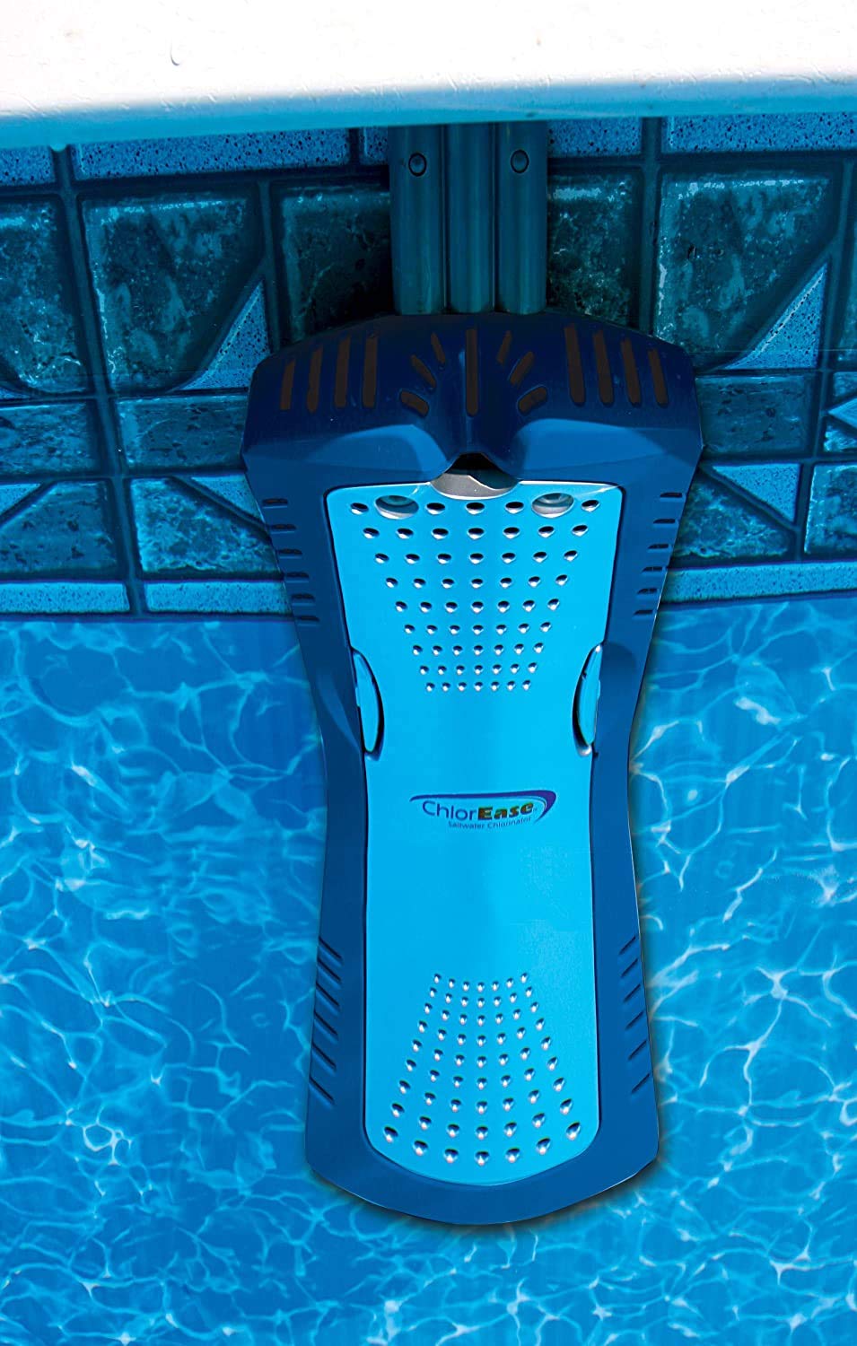 Chlor.ez CL02 Saltwater Chlorinator with LED Status Indicator - Above Ground Pool System for Pools up to 10,000 Gallons | Easy Maintenance, Energy Efficient Salt Chlorination for Clean & Safe Swimming Water