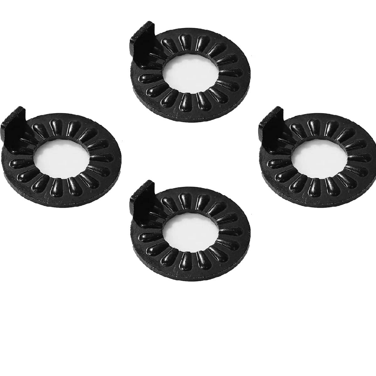 4 Pack Bike Trailer Hitch Lock Washer - Non-Slip Metal Locking Ring Replacement for Bike Trailer Hitch Coupler & Connector - Fits Bicycle Cargo Trailers, Dog Trailers & Carrier Carts - Secure & Durable Hitch Accessory for Cycling, Camping & Pet Transportation
