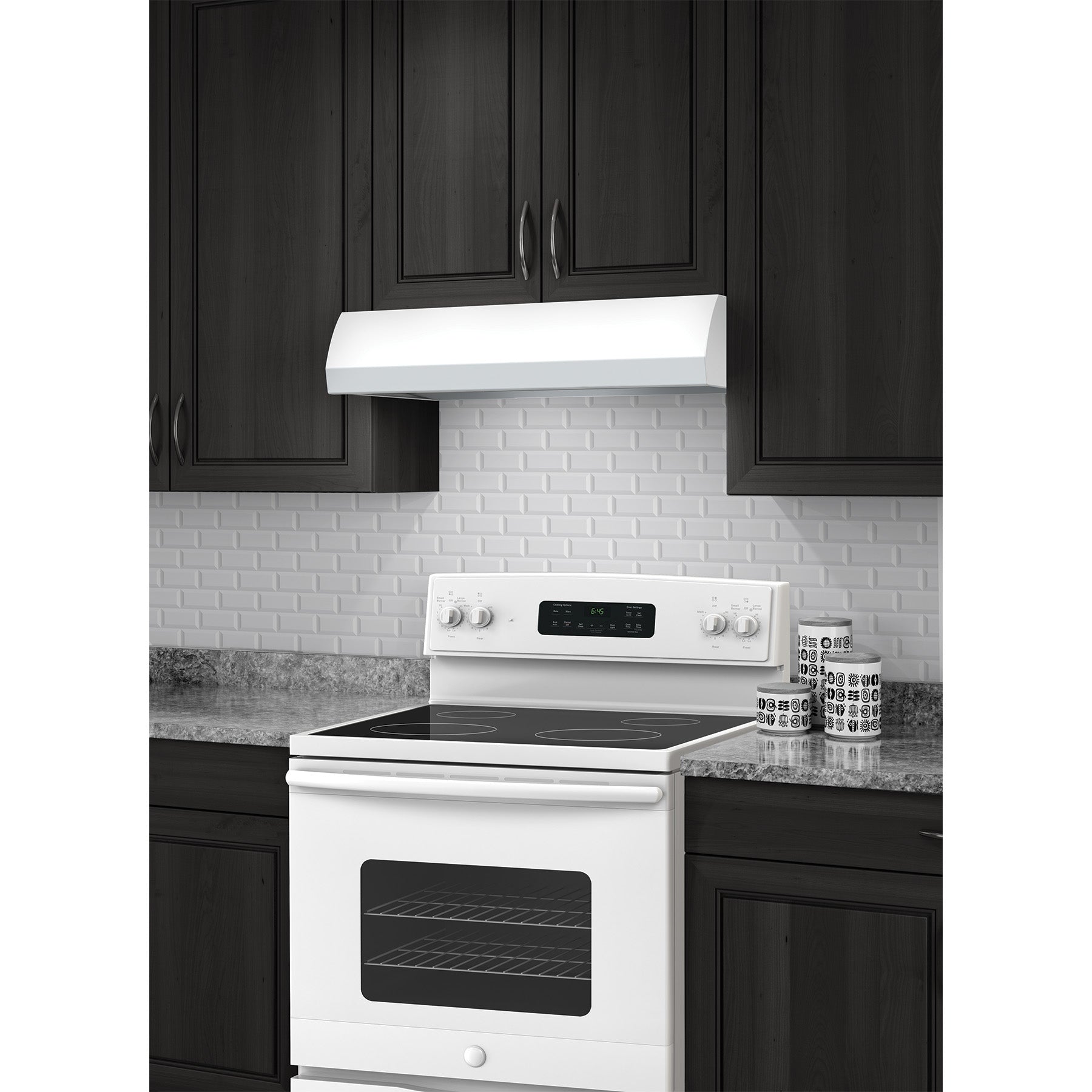 Broan White 30-Inch 270 CFM Under Cabinet Range Hood - BXT130WWC | Powerful Kitchen Ventilation for Smoke & Odor Removal | Perfect for Home Cooking & Grilling