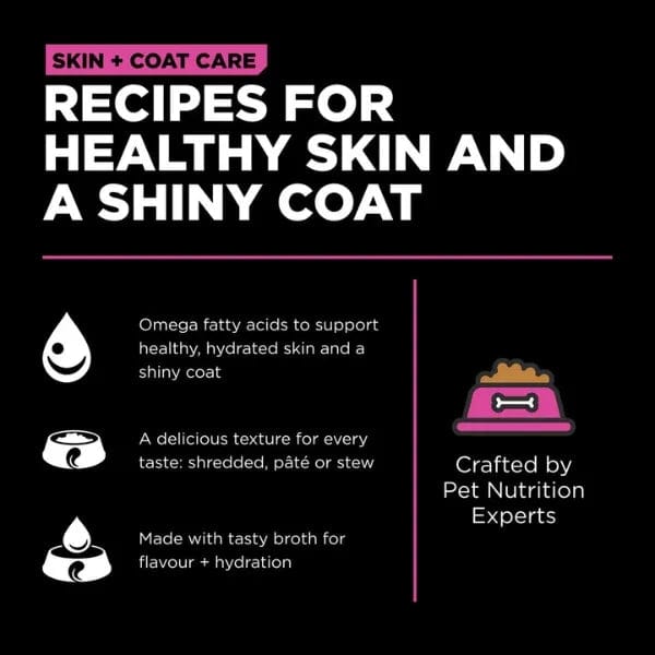 Go! Solutions Skin & Coat Care Minced Chicken Recipe Wet Cat Food - Premium Grain-Free Wet Food for Healthy Skin & Shiny Coat - Perfect for Adult Cats with Sensitive Skin or Allergies