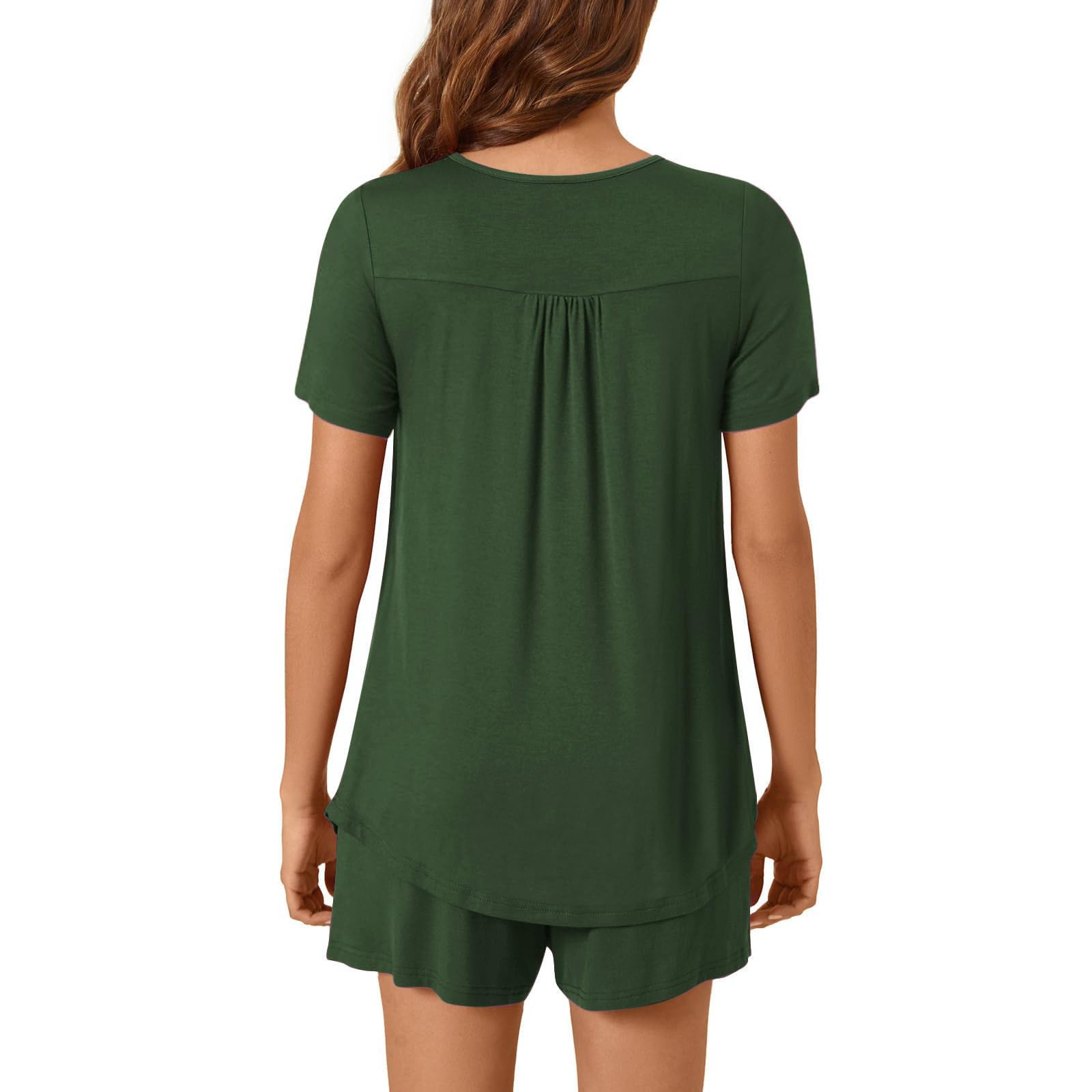 Women's Button-Up Pajama Set - Soft & Comfy 2-Piece Sleepwear with Shorts for Lounge & Nightwear | Perfect for Relaxing at Home, Sleepovers & Cozy Evenings