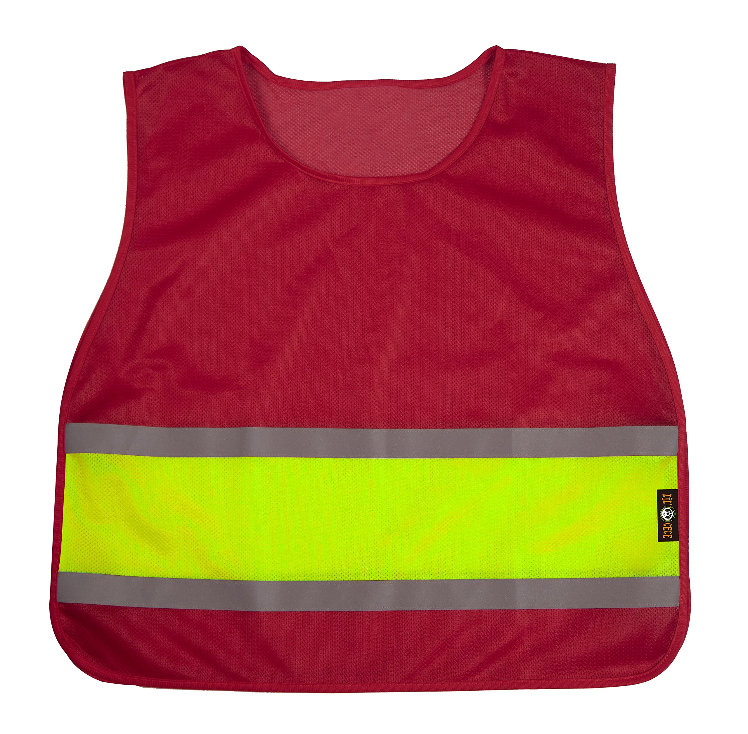 LIL' CECE Kids Safety Vest with Reflective Tape - High Visibility Reflective Jacket for Children, Toddlers & School Kids - Perfect for Night Walking, Cycling & Outdoor Activities