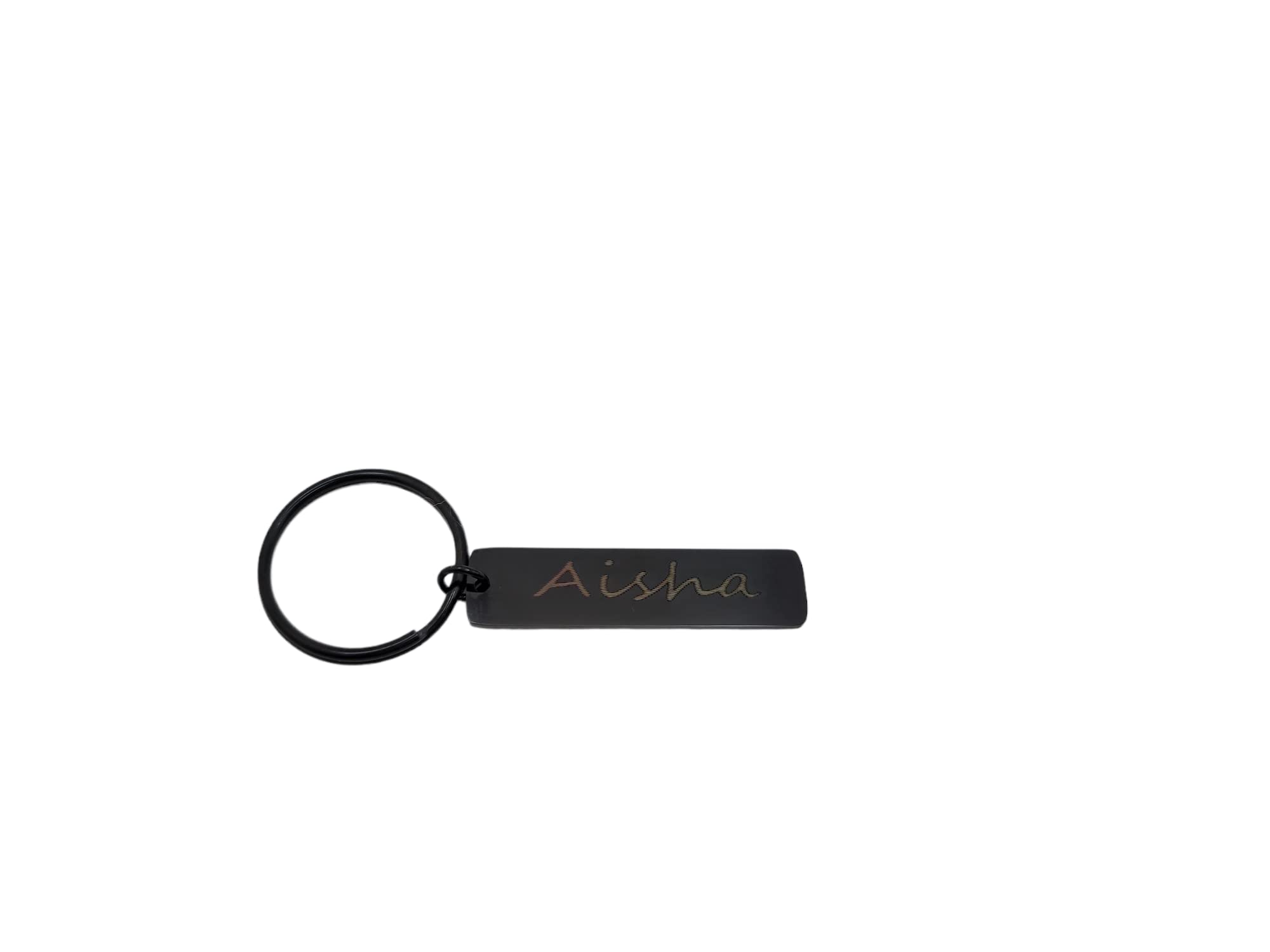 Custom Metal Engraved Keychain - Personalized Gift for Men & Women - Office & Travel Use