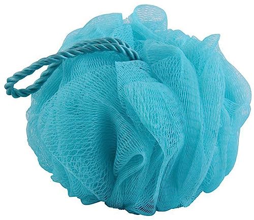 Premium Round Bath Sponges (4-Pack) - Soft Exfoliating Body Scrubber for Shower & Bath - Assorted Colors - Gentle Skin Care & Cleansing for Men & Women